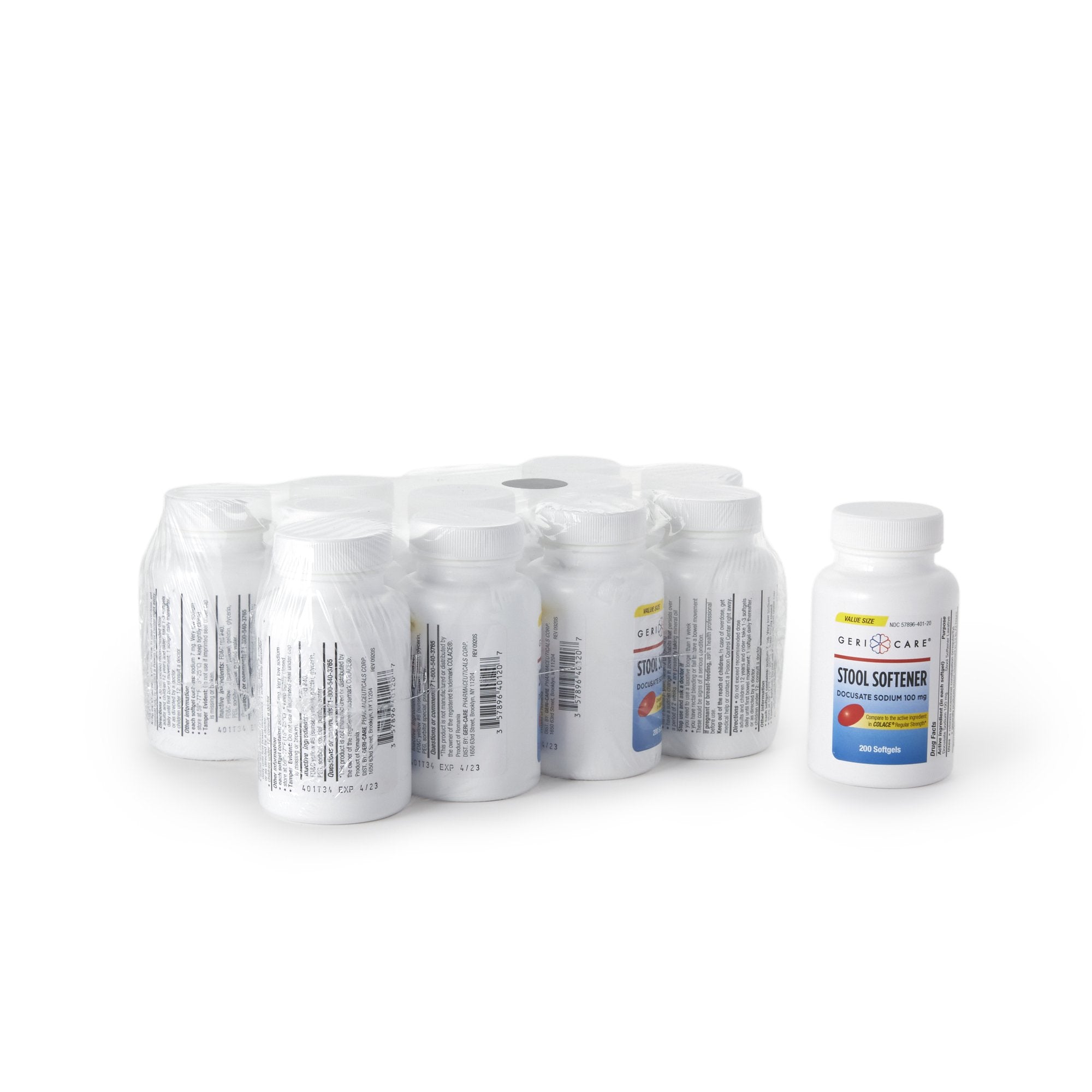 Geri-Care® Docusate Sodium Stool Softener 401-20-GCP