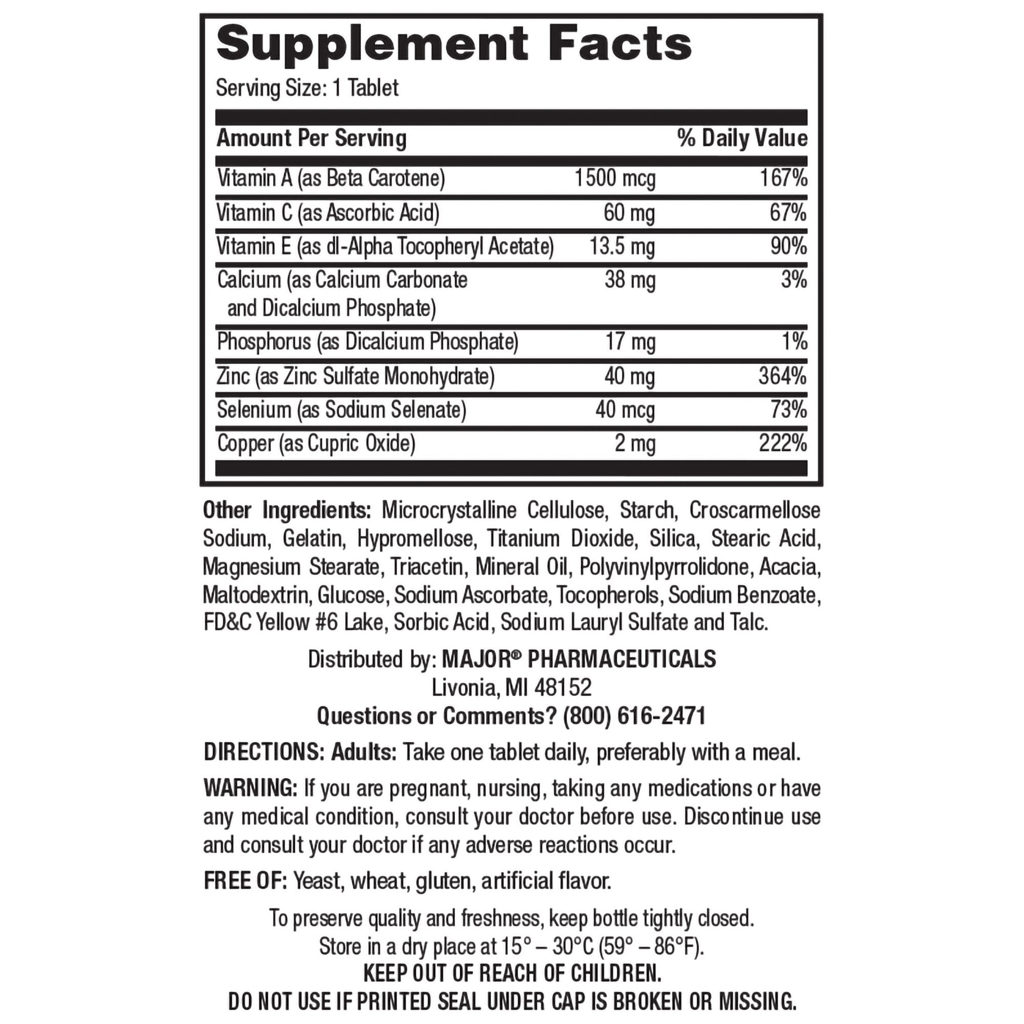 Major® Prosight Multivitamin Supplement 00904773552