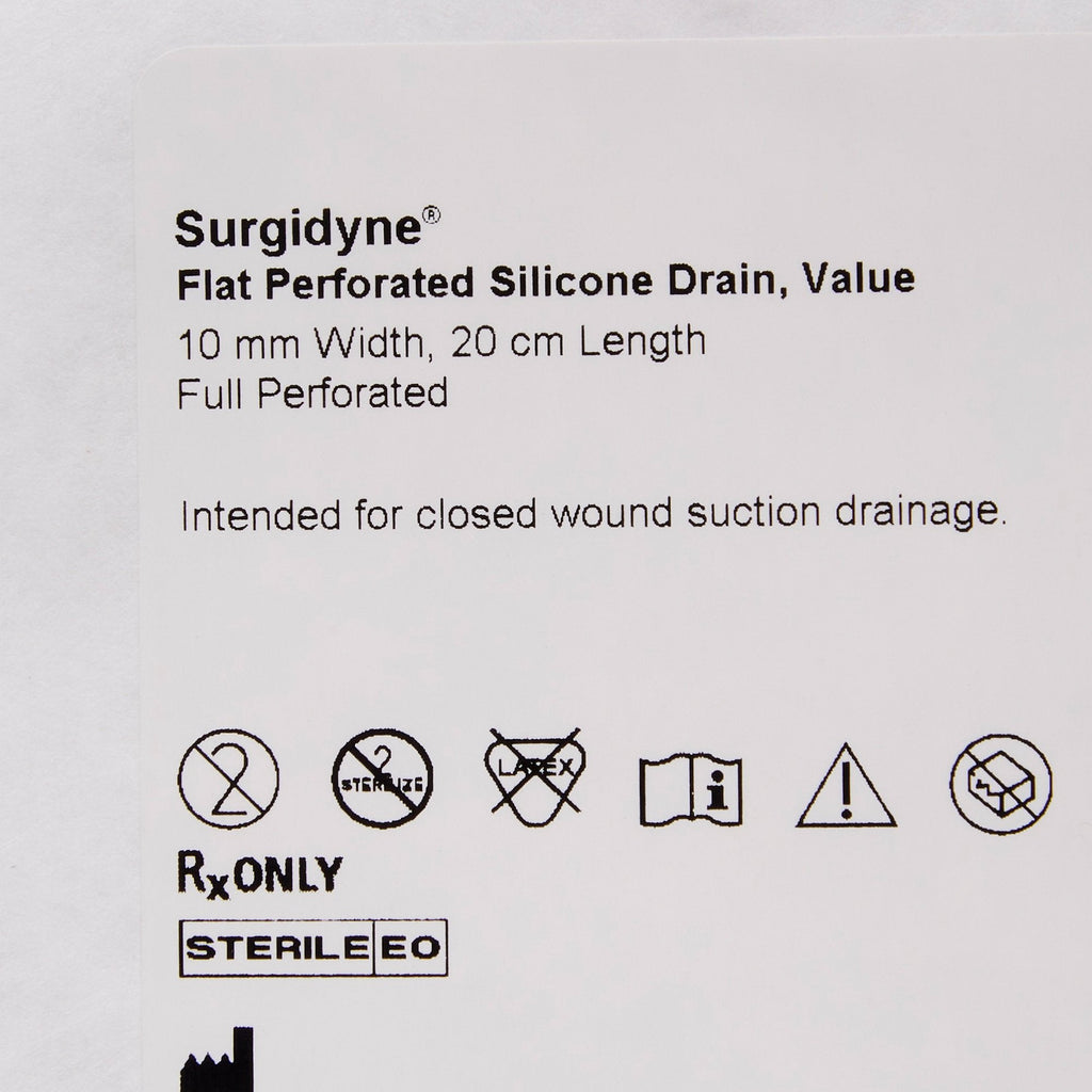 McKesson Wound Drain Tube, 10 Fr., 20-centimeter Length 360005