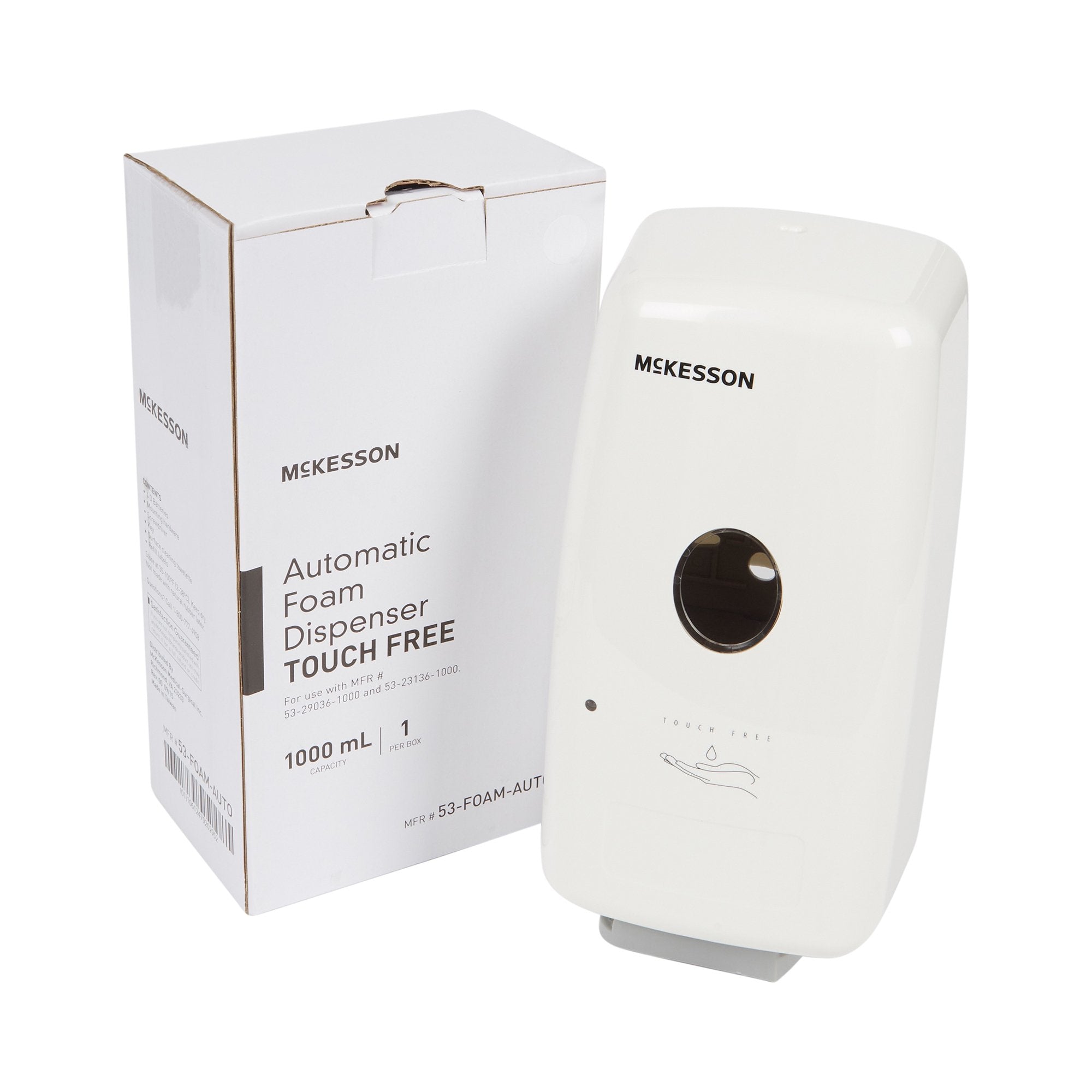 McKesson Automatic Foam Pump Dispenser, 1000 mL 53-FOAM-AUTO