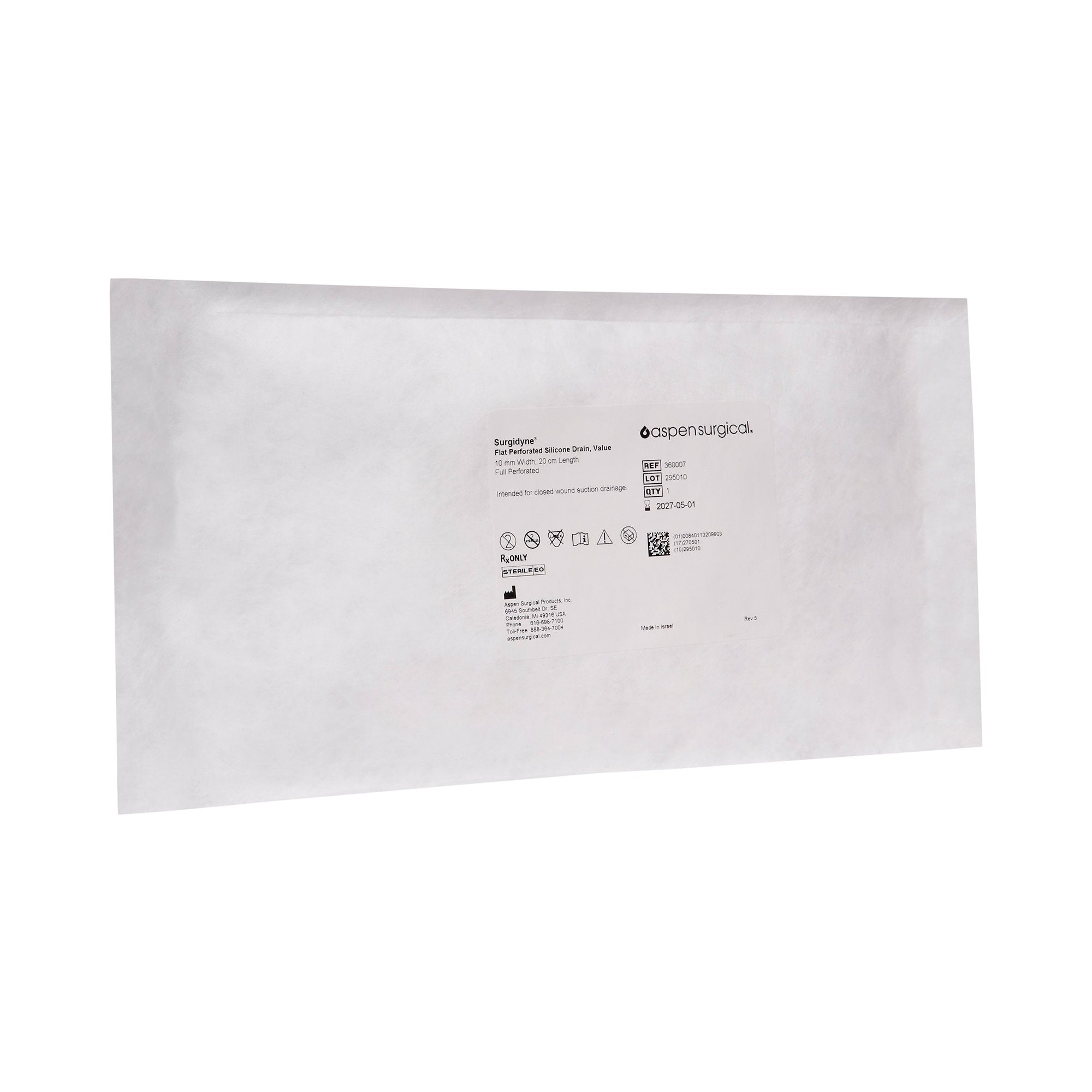 McKesson Wound Drain Tube, 10 Fr., 20-centimeter Length 360007