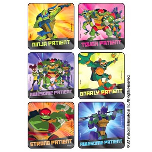 Kids Love Stickers® 75 per Pack Teenage Mutant Ninja Turtles Sticker 2-1/2 Inch M2230