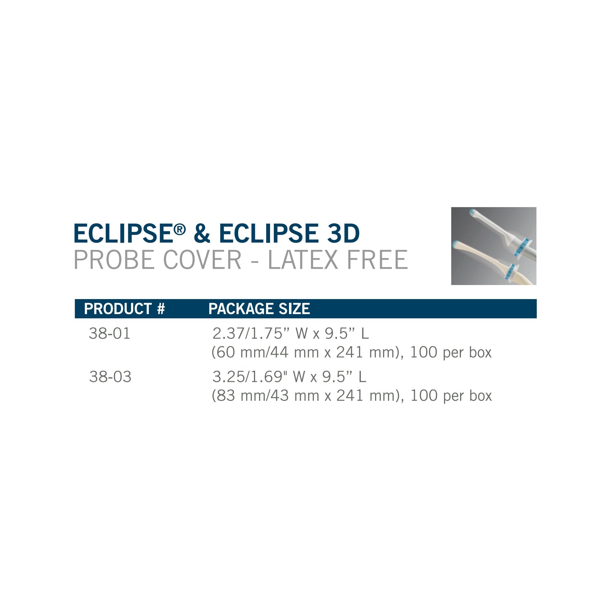 ECLIPSE® Ultrasound Probe Cover 38-03