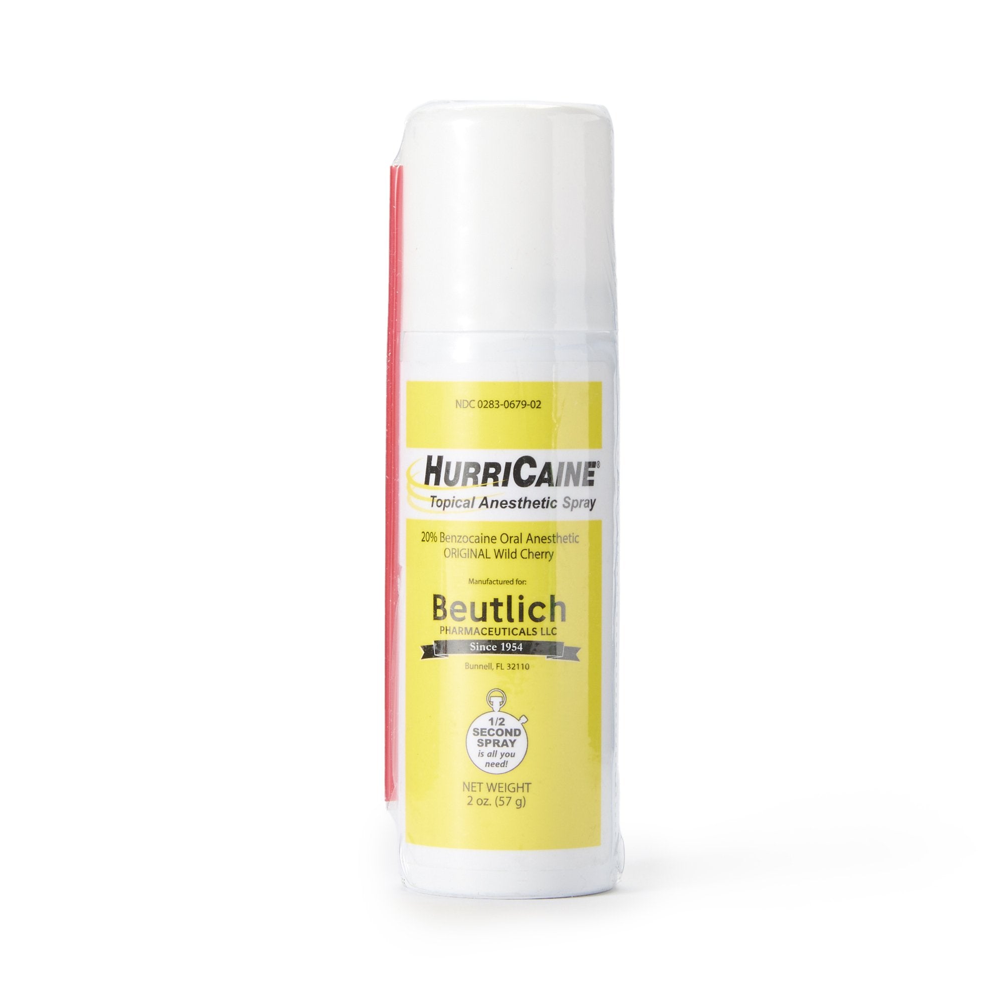 HurriCaine® Benzocaine Oral Pain Relief, 2-ounce Spray Can 00283067902