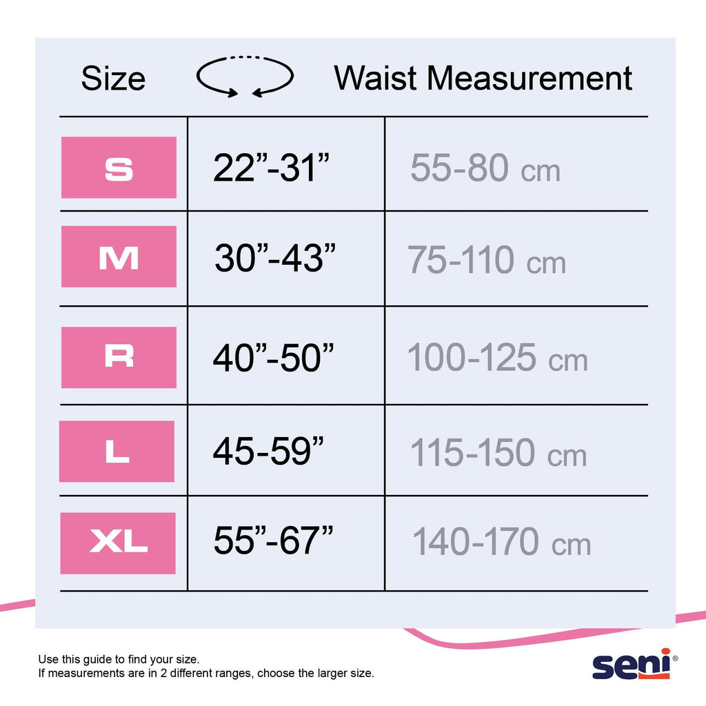 Seni® Super Quatro Severe Absorbency Incontinence Brief, Extra Large S-XL08-BQ1