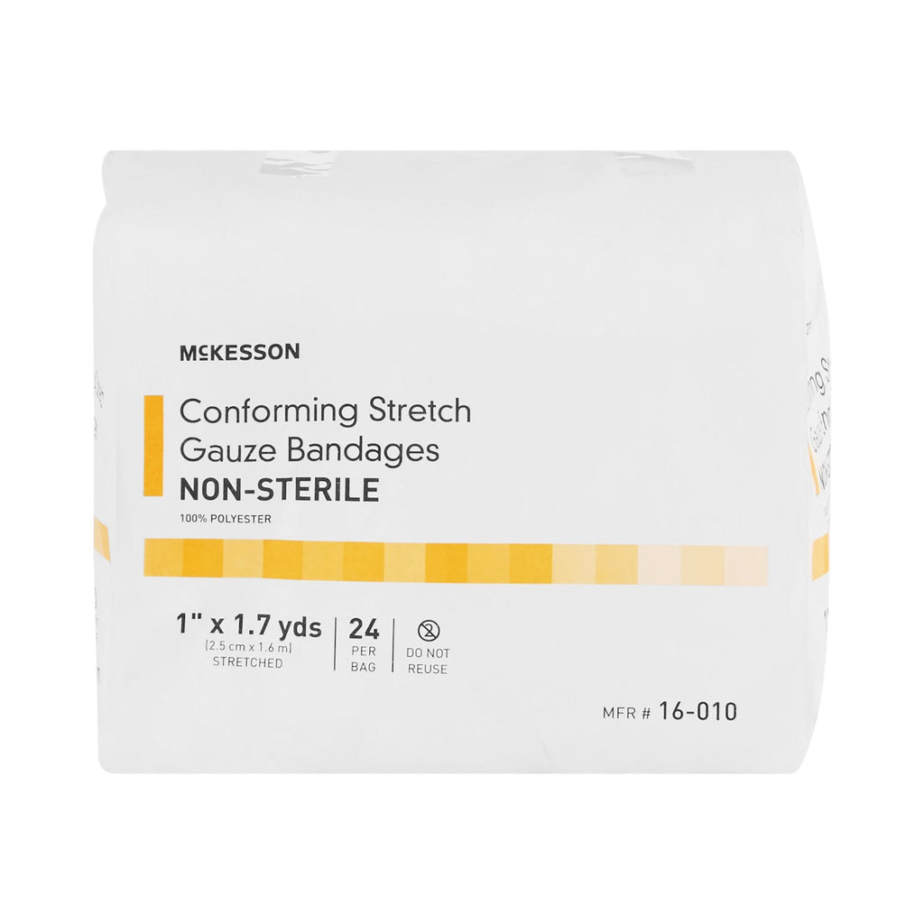 McKesson Conforming Bandage, 1 Inch x 1-7/10 Yard 16-010