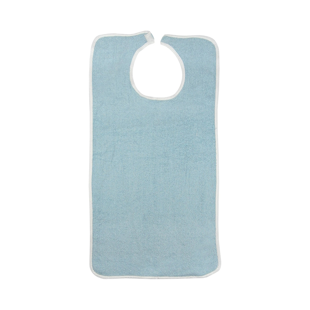 Beck's Classic Terry Adult Bib, Blue BTB1834