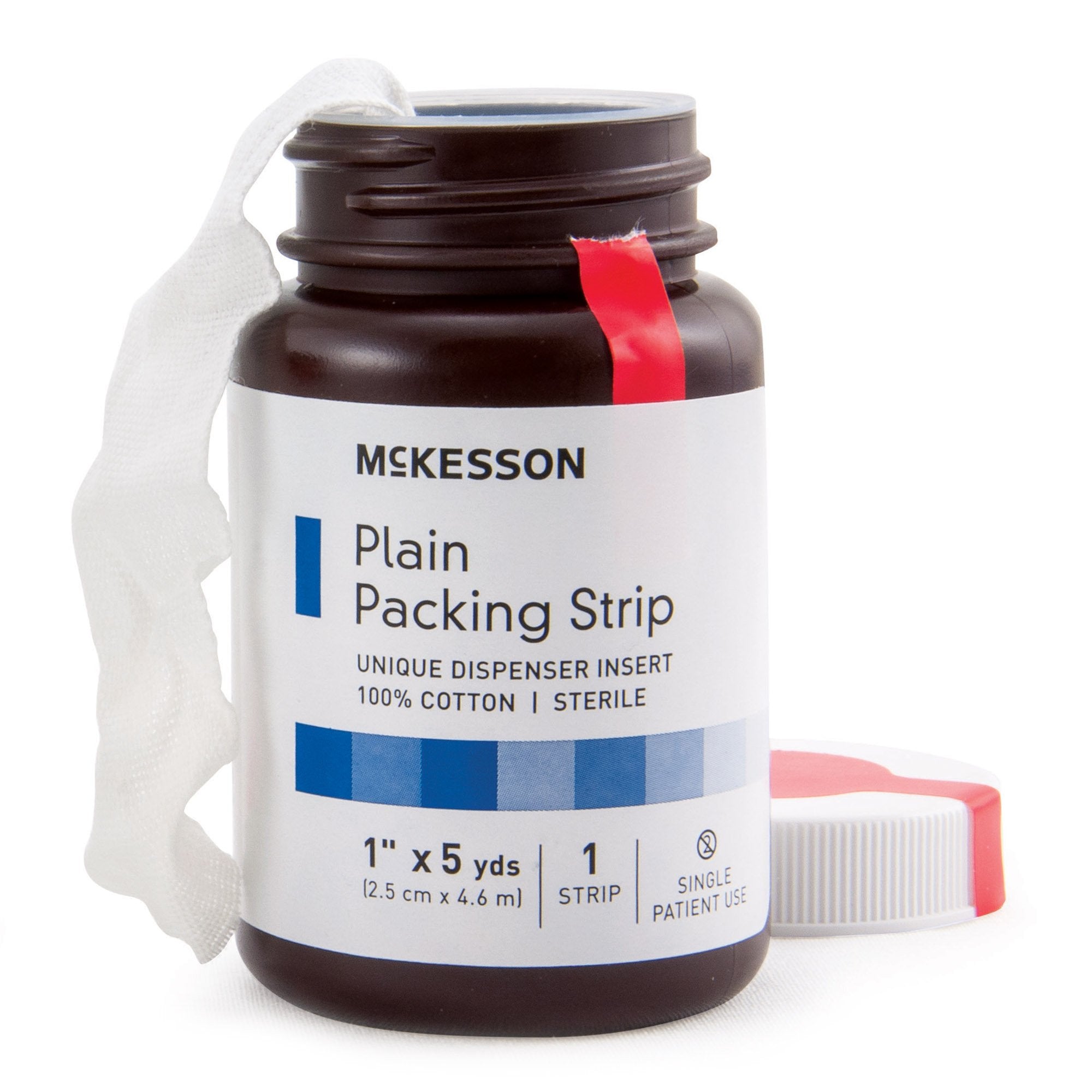 McKesson Nonimpregnated Wound Packing Strip, 1 Inch x 5 Yard 61-59320