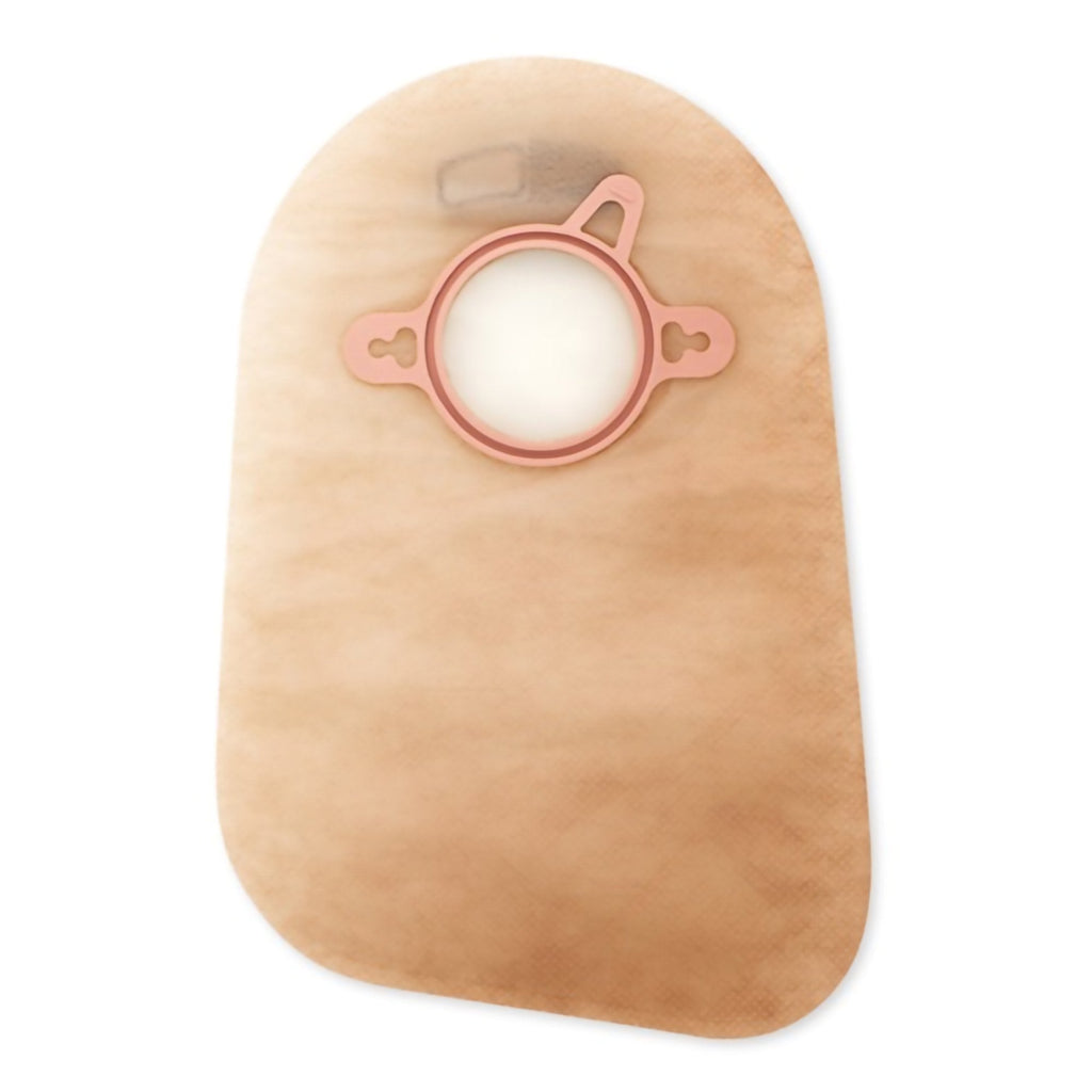 New Image™ 2-Piece Transparent Ostomy Pouch, Pre-cut to Fit 44 mm Stoma, Green 18362