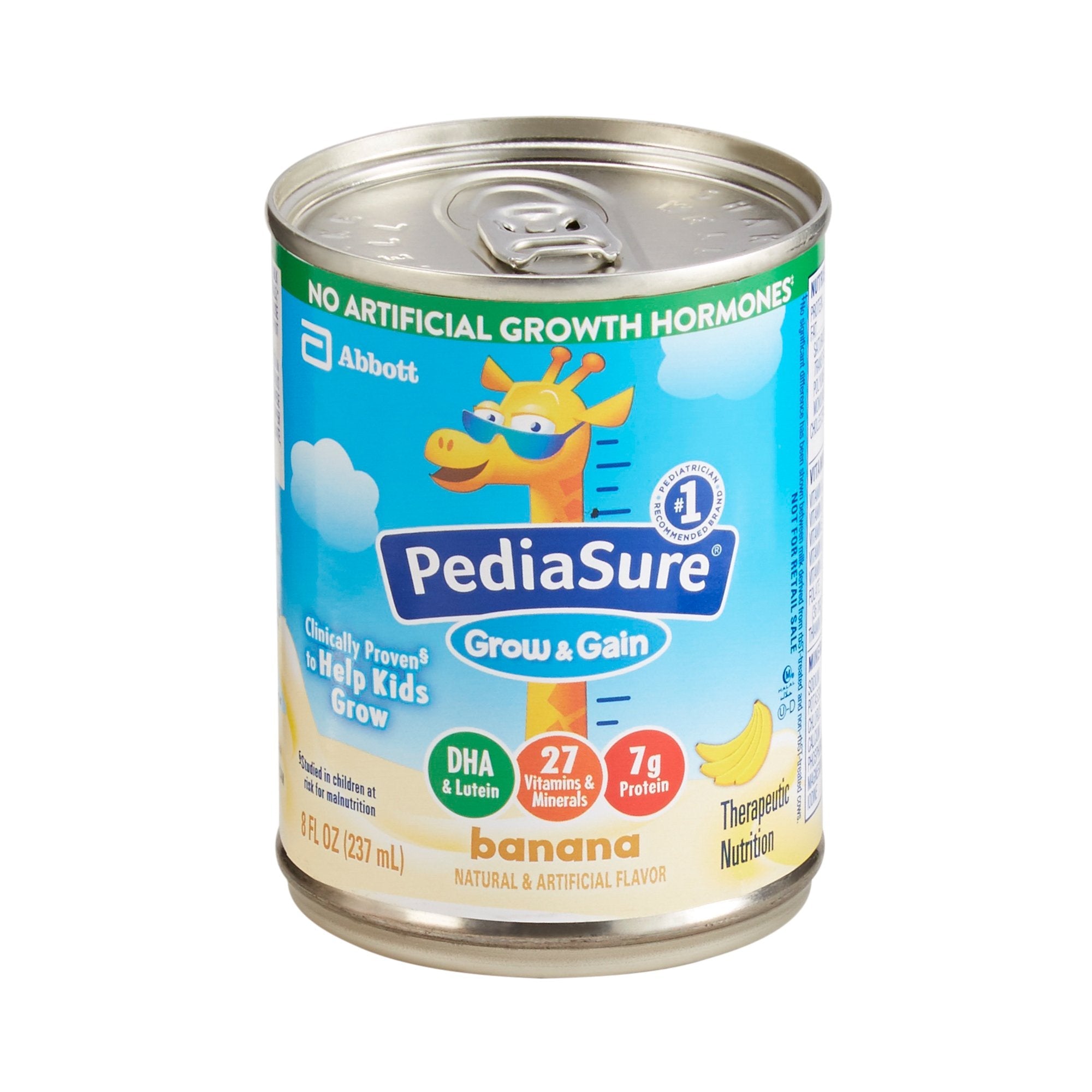 PediaSure® Grow & Gain Therapeutic Nutrition, Banana, 8-ounce can 67527