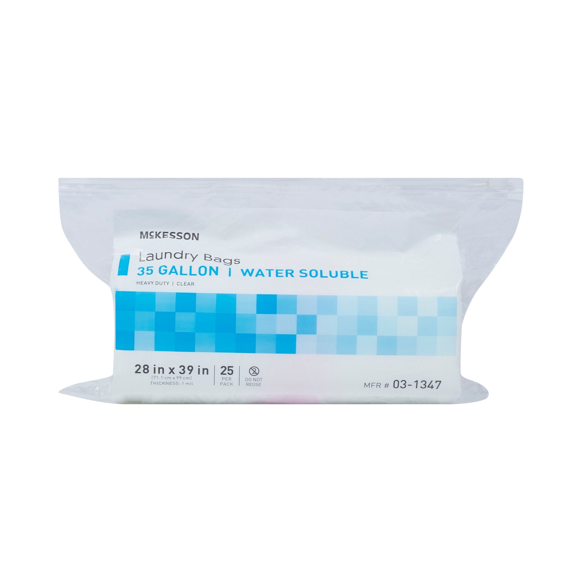 McKesson Water Soluble Laundry Bag, 30 – 35 gallon capacity 03-1347