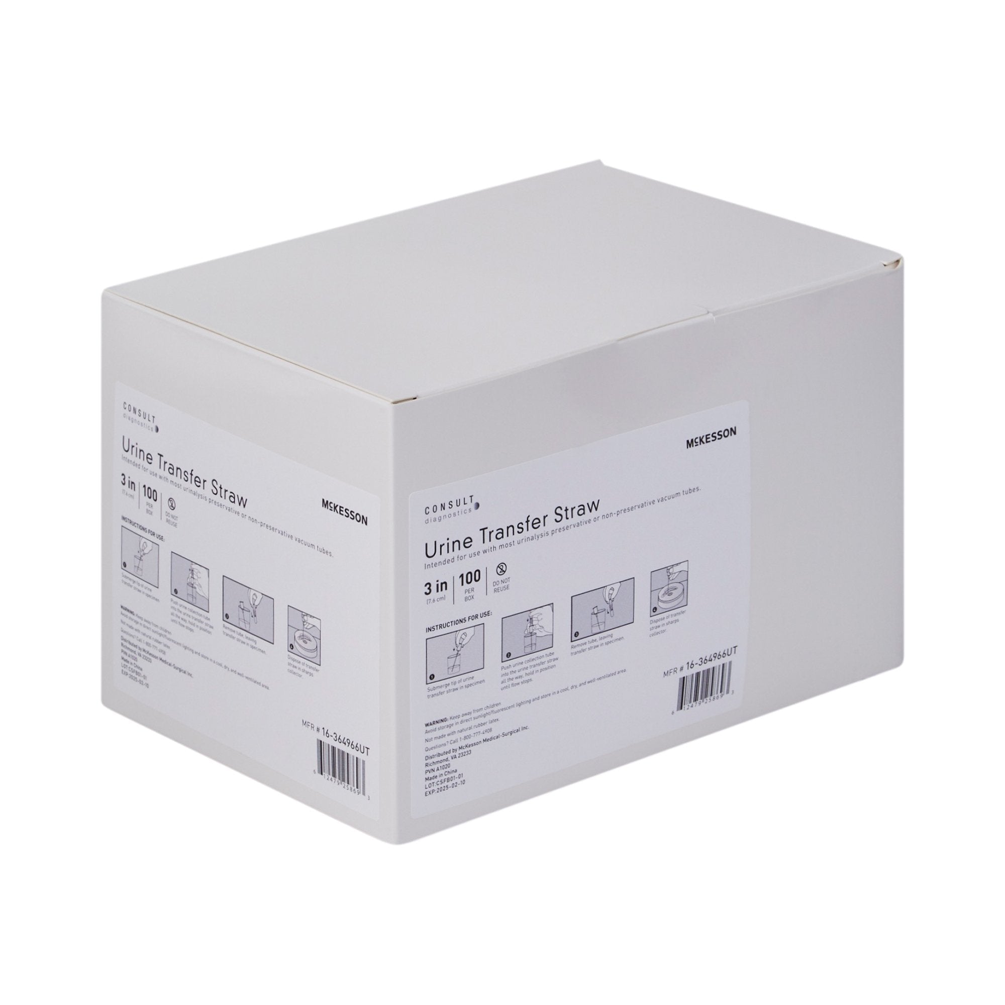 McKesson Consult™ Urine Transfer Straw 16-364966UT