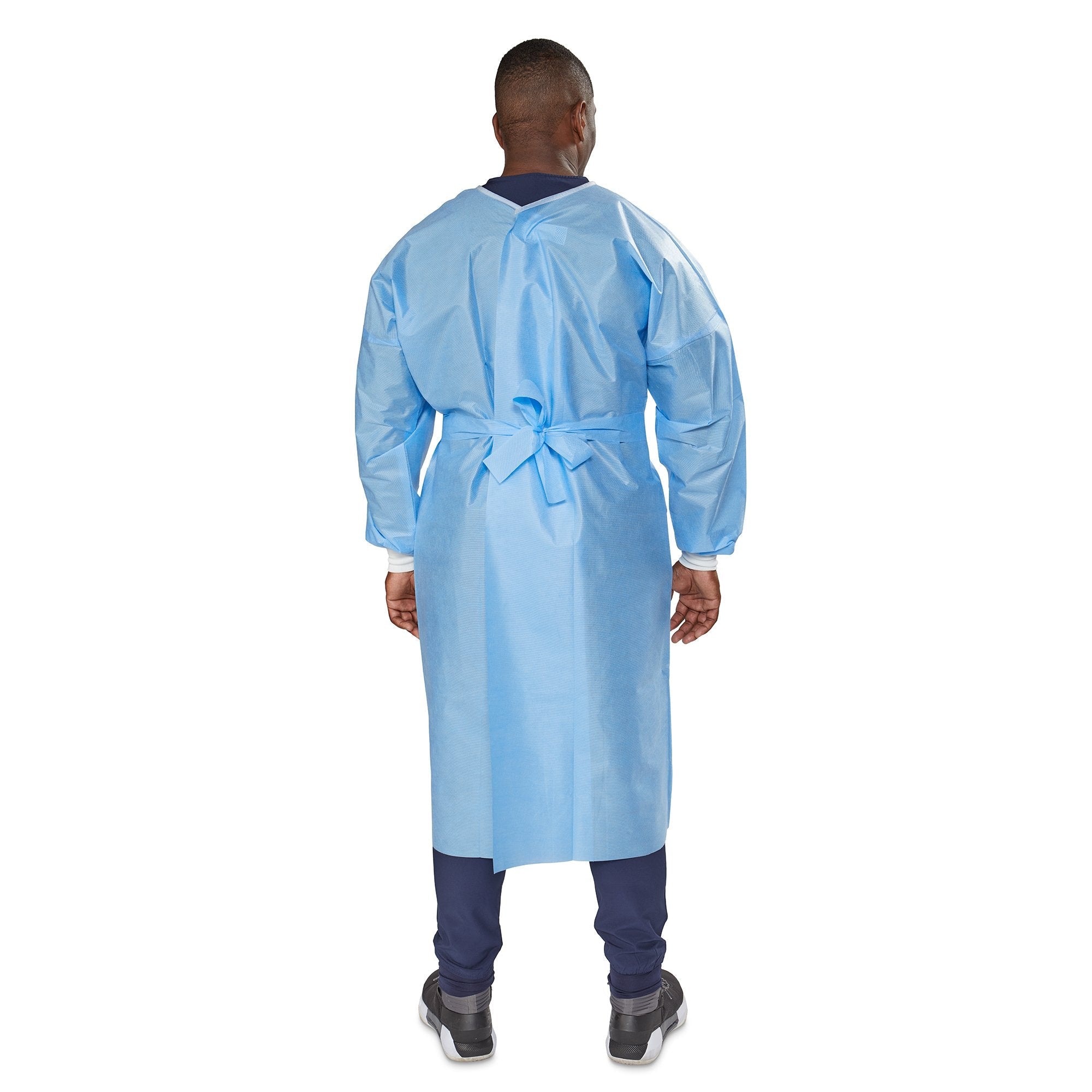 McKesson Nonrated Isolation Gowns, Blue, Extra Large 16-NFKHLTSB6-XL