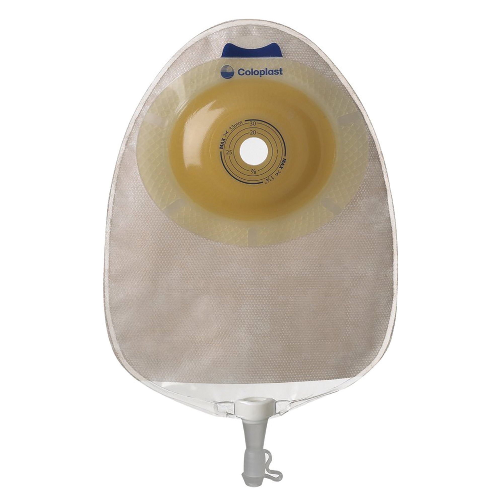 SenSura® Xpro Convex Light 1-Piece Opaque Urostomy Pouch, 22 mm Stomas 11816