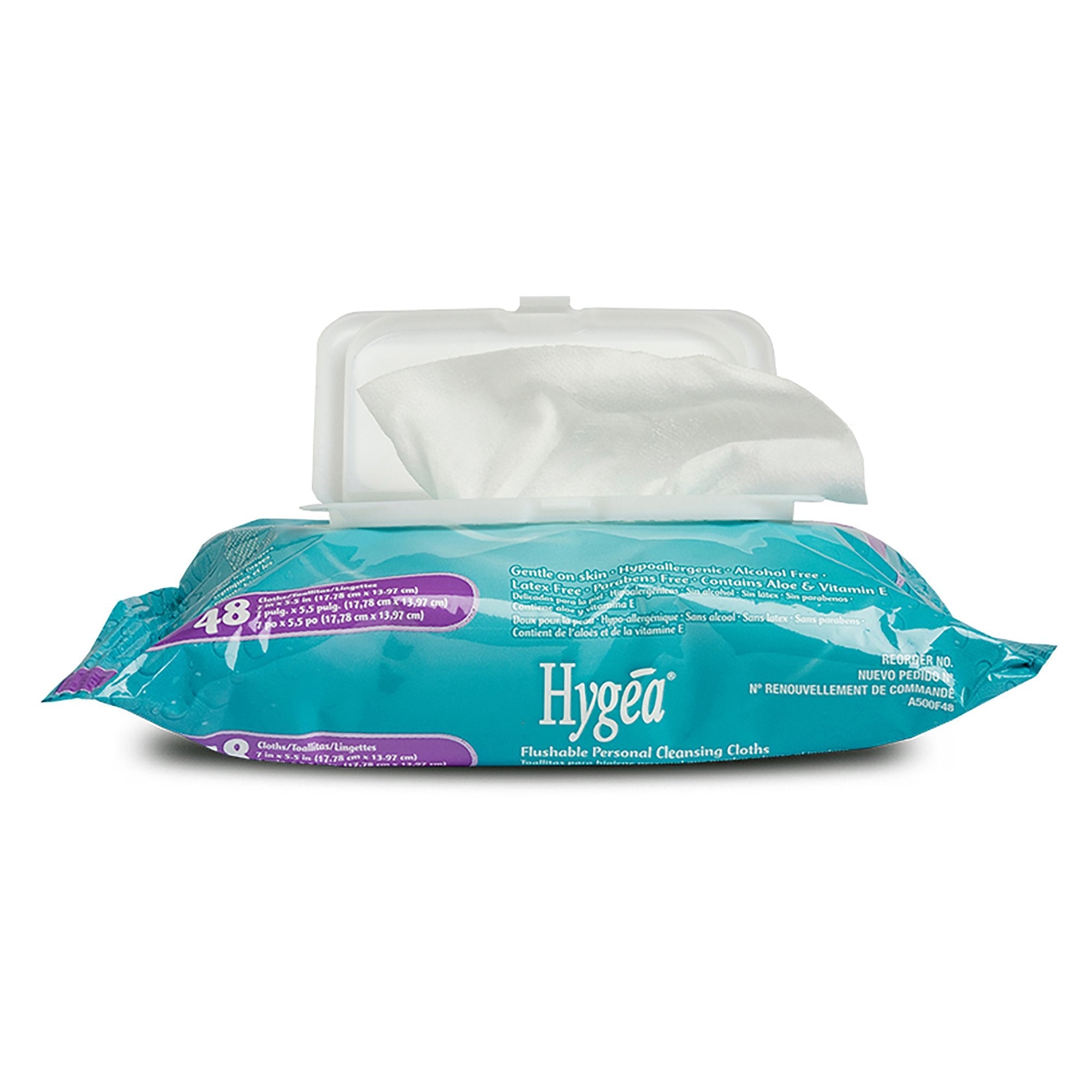 Hygea® Floral Scent Personal Cleansing Cloths A500F48