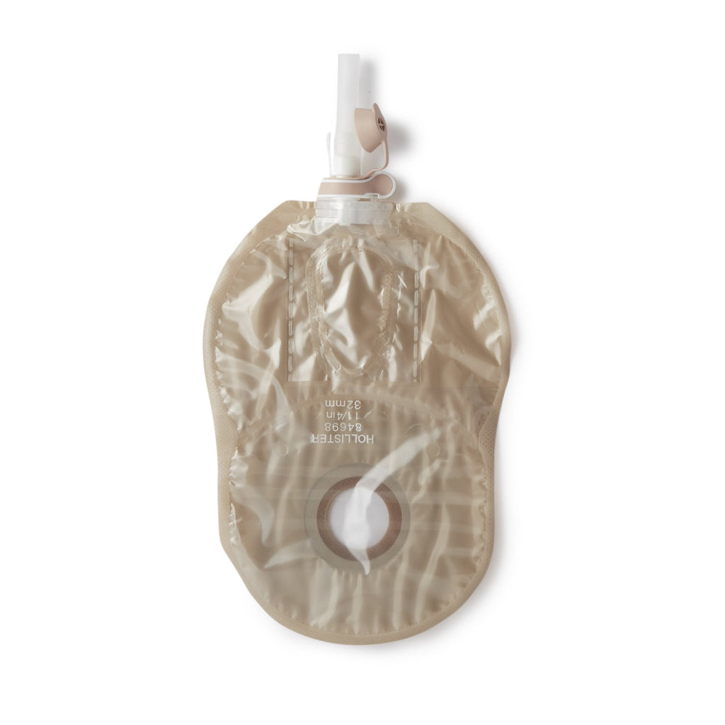 Premier™ 84698 One-Piece Transparent Urostomy Pouch, Pre-cut to Fit 32 mm Stomas 84698