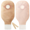 New Image™ Transparent Colostomy Pouch, Pre-cut to Fit 57 mm Stomas, Red Match 18103