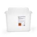 McKesson Prevent® Clear Sharps Container, 5.4-Quart, 11 x 12 x 4-3/4 Inch 2270