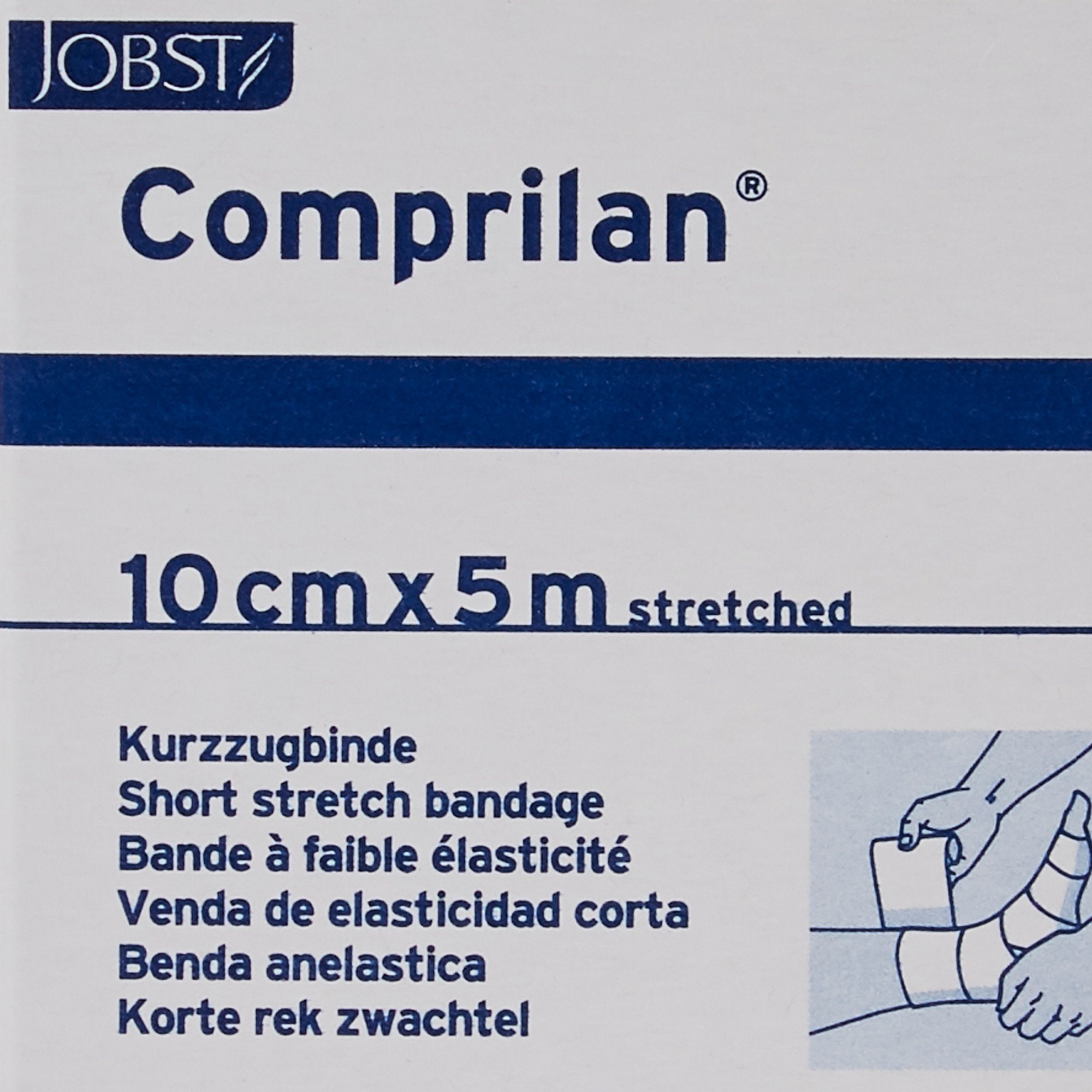 Comprilan® Clip Detached Closure Compression Bandage, 4 Inch x 5-1/2 Yard 01028000
