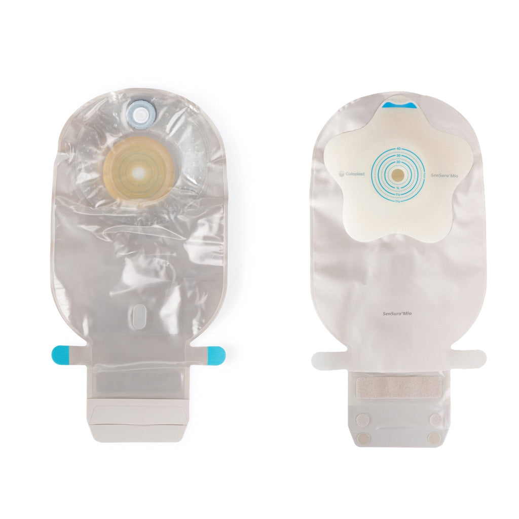 SenSura® Mio Convex Flip 1-Piece Transparent Ostomy Pouch, 10 – 50 mm Stomas 18321