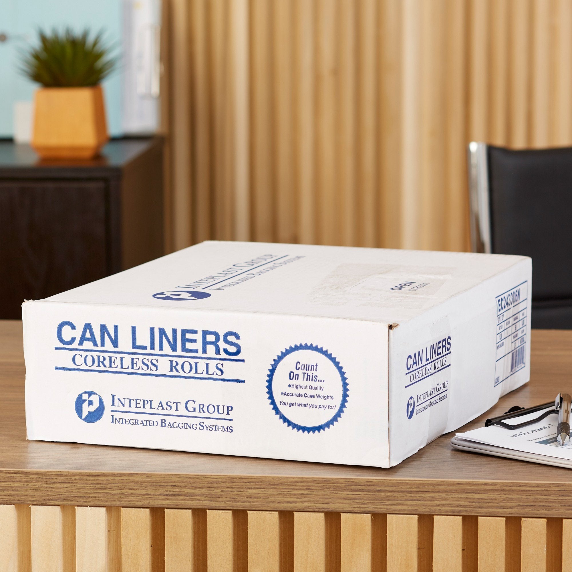 McKesson Light Duty Clear Trash Bag, 15 gal, 6 Mic EC243306N