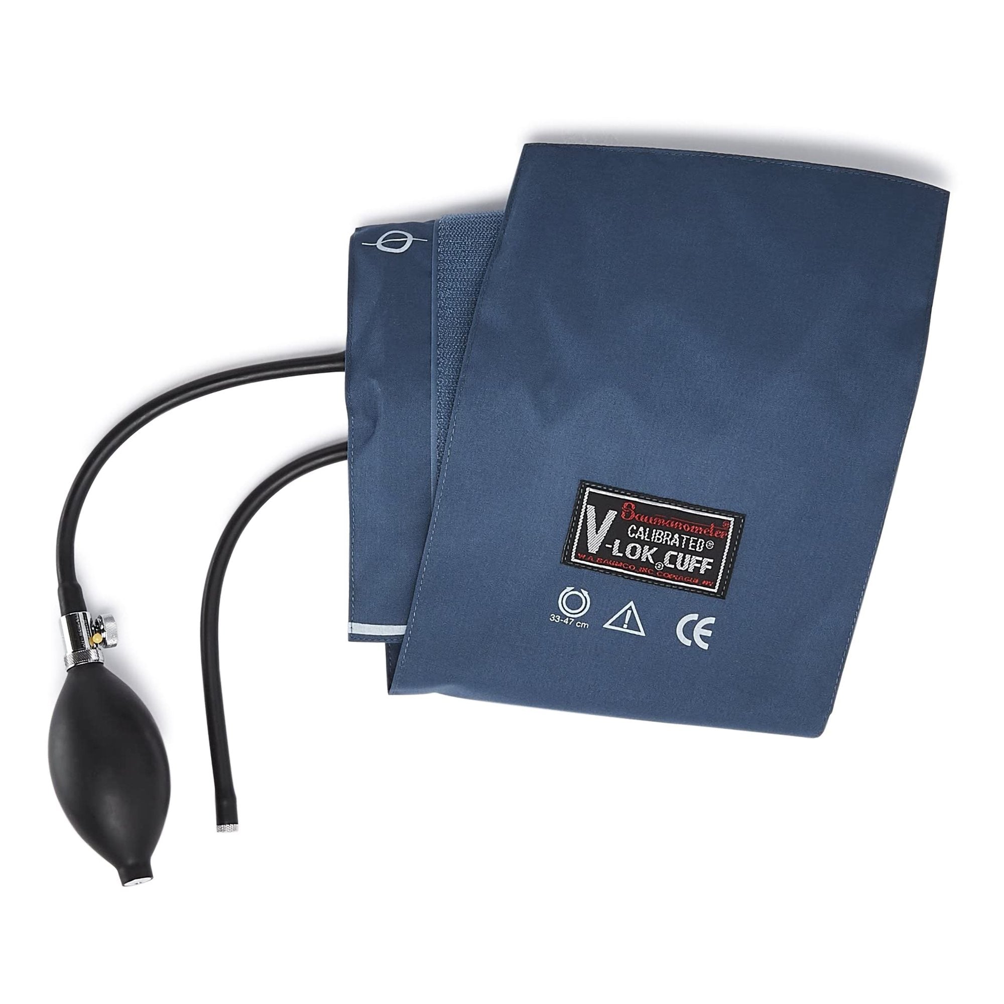 W.A. Baum Calibrated V-Lok Blood Pressure Cuff and Bulb, 25 – 35 cm 1820