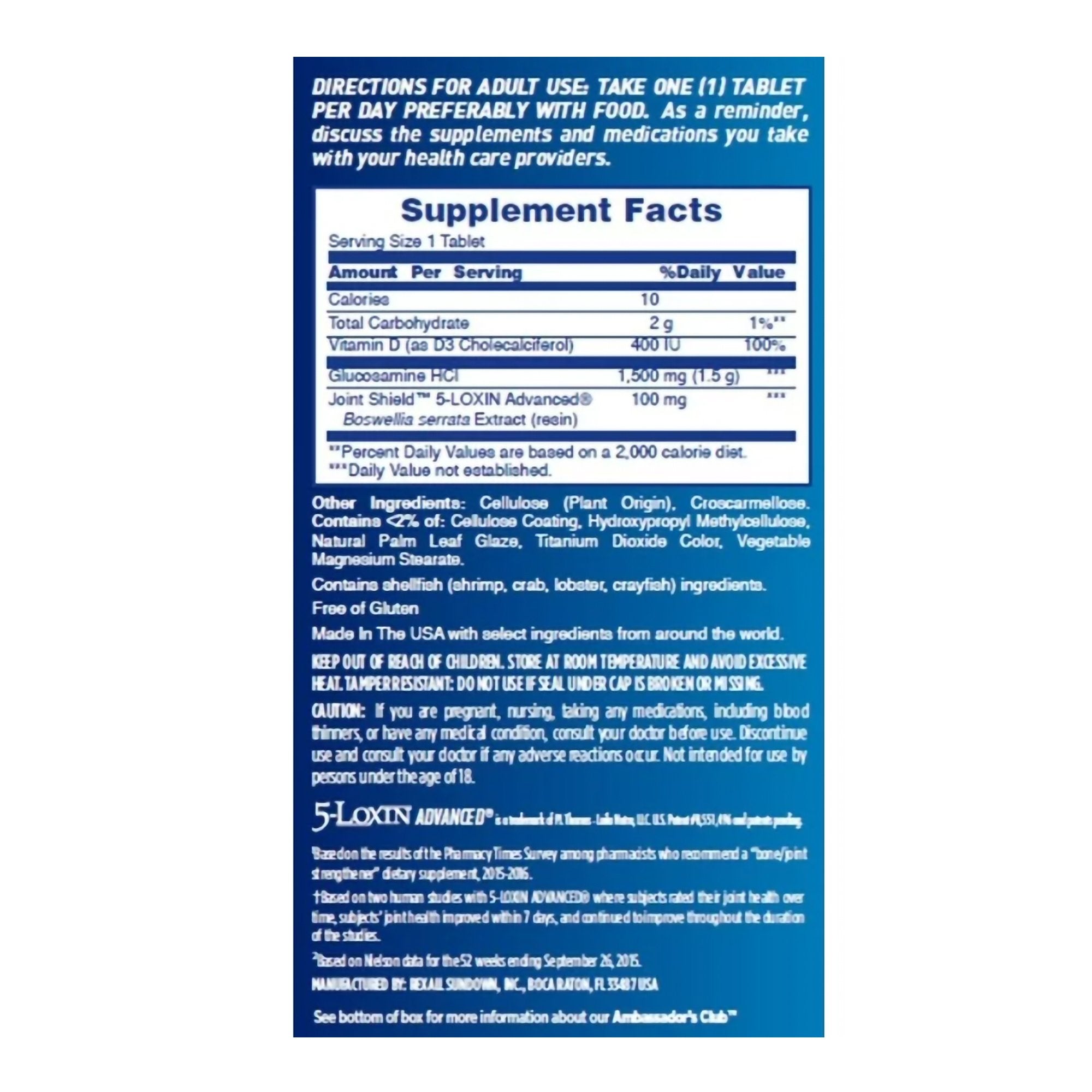 Osteo-Bi-Flex® Vitamin D / Glucosamine Joint Health Supplement 03076833049