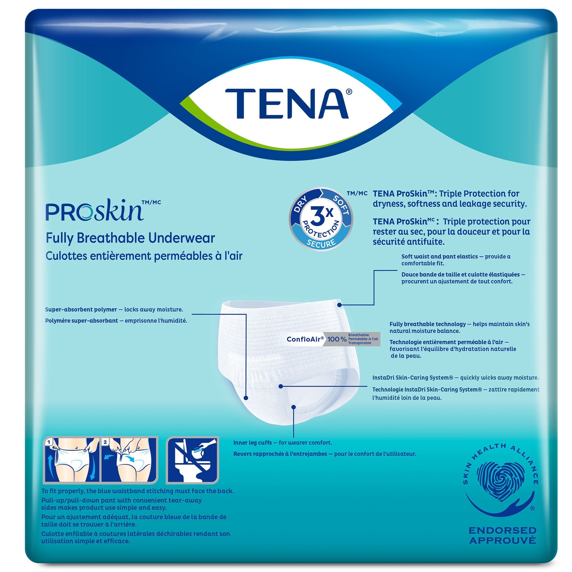 Tena® ProSkin™ Extra Absorbent Underwear, Small 72116