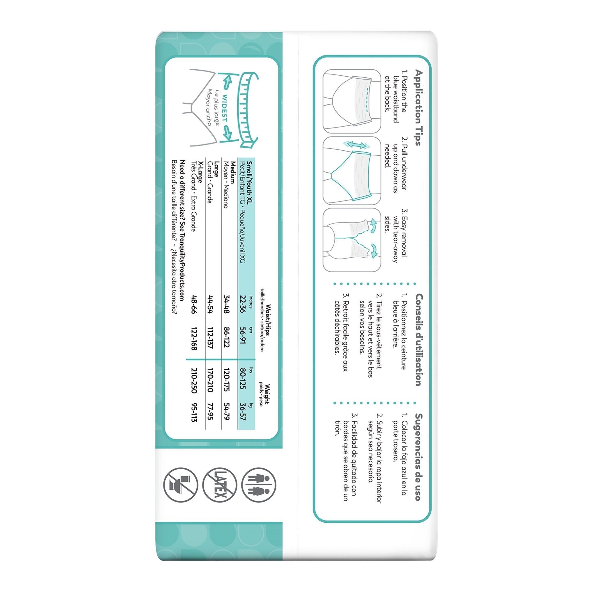 ComfortCare™ Absorbent Underwear, Small 2974-100