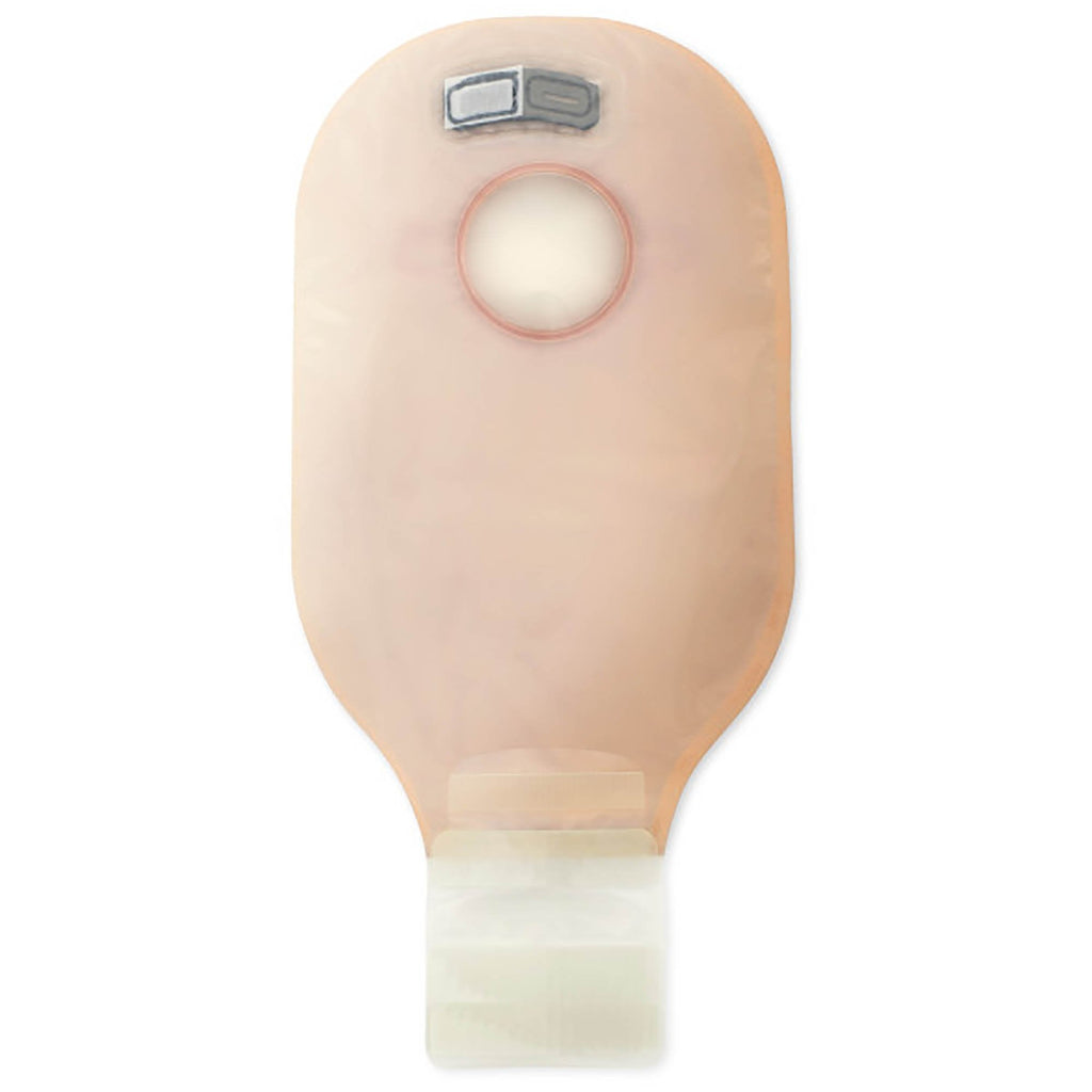 New Image™ 18183 2-Piece Beige Colostomy Pouch, Pre-cut to Fit 57 mm Stoma, Red 18183