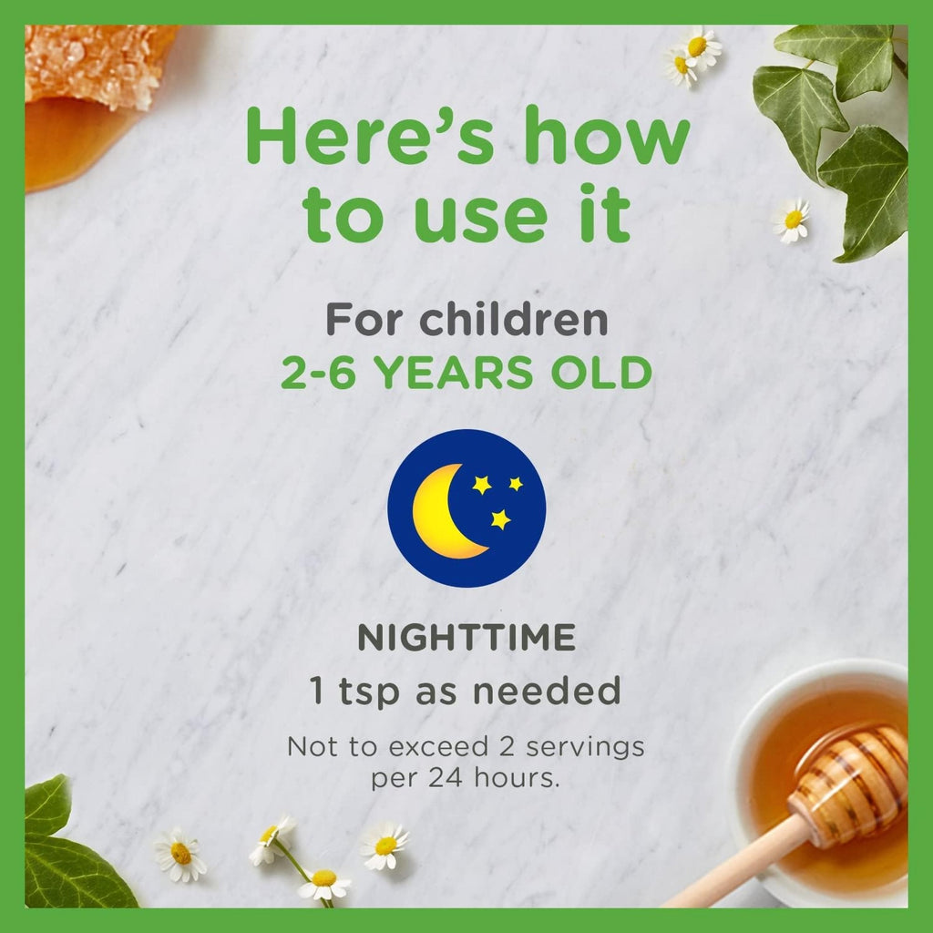 Zarbee's Children's Nighttime Cough Syrup + Mucus, Mixed Berry Flavor 30045066404