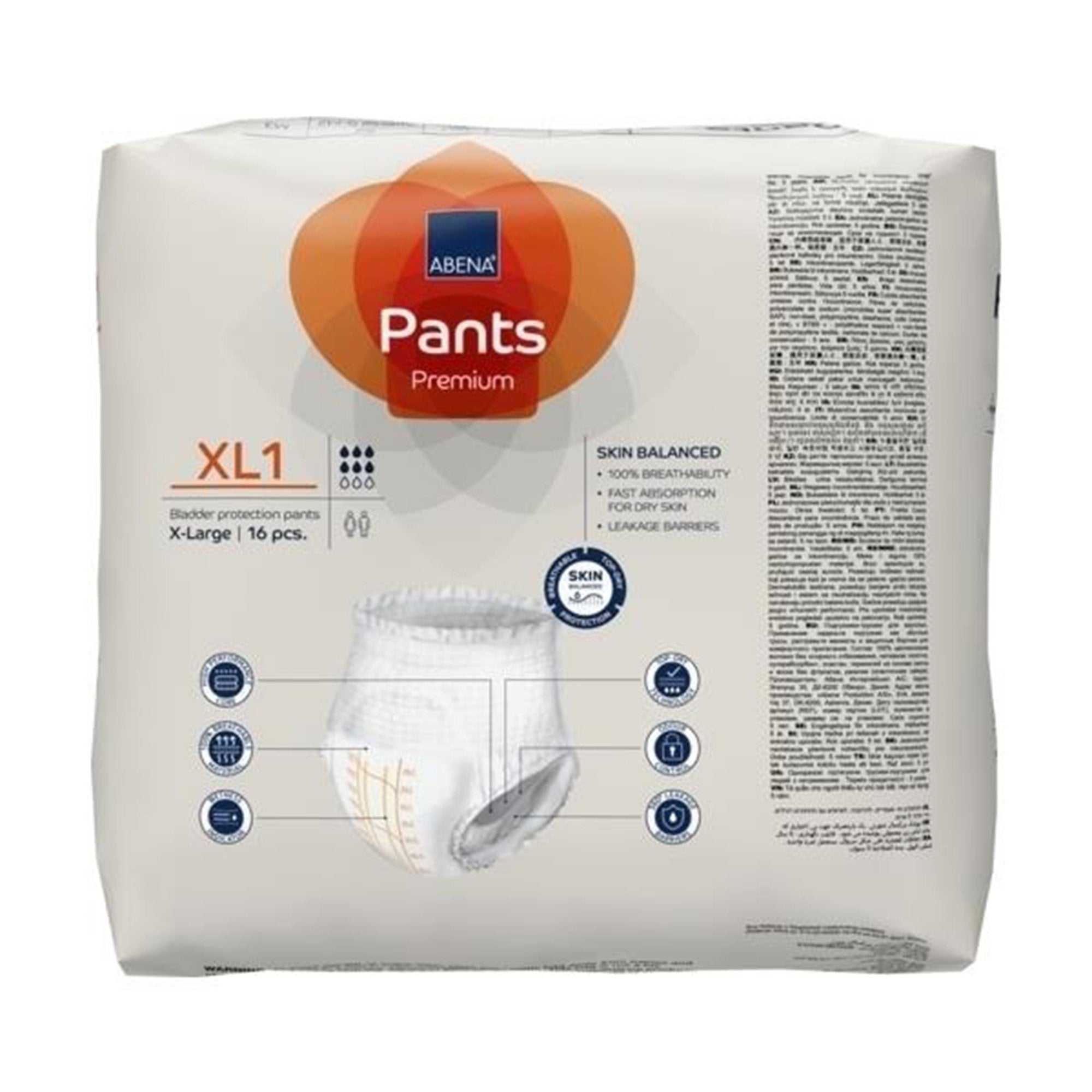 Abena® Premium Pants XL1 Incontinence Brief, X-Large 1000021328