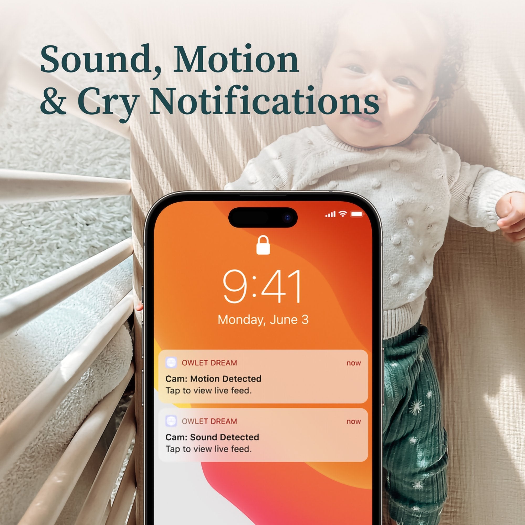 Baby Monitoring System Owlet® Dream Duo Mint PS04NMBBJ