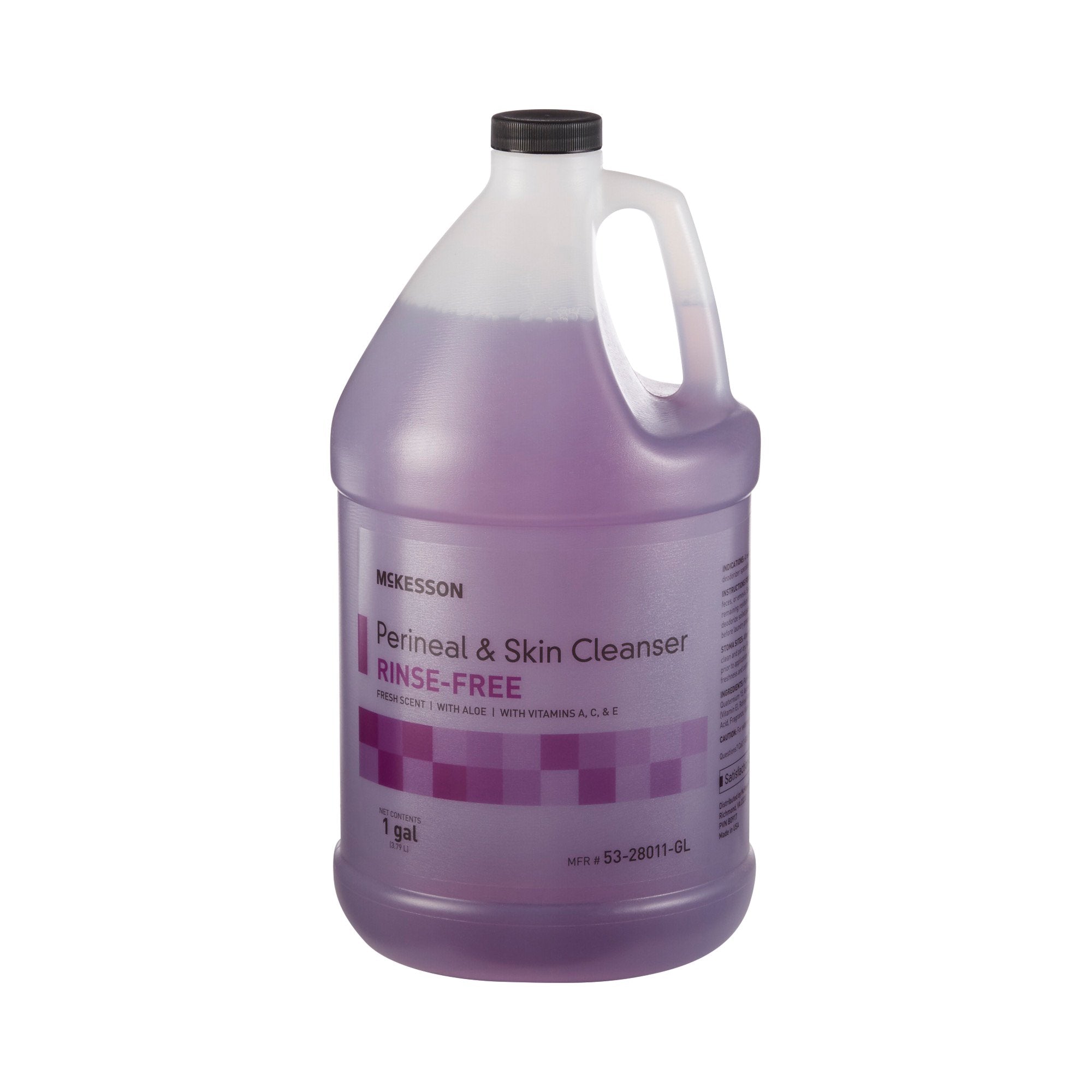 McKesson Rinse-Free Perineal Wash, Fresh Scent, 1 gal. 53-28011-GL