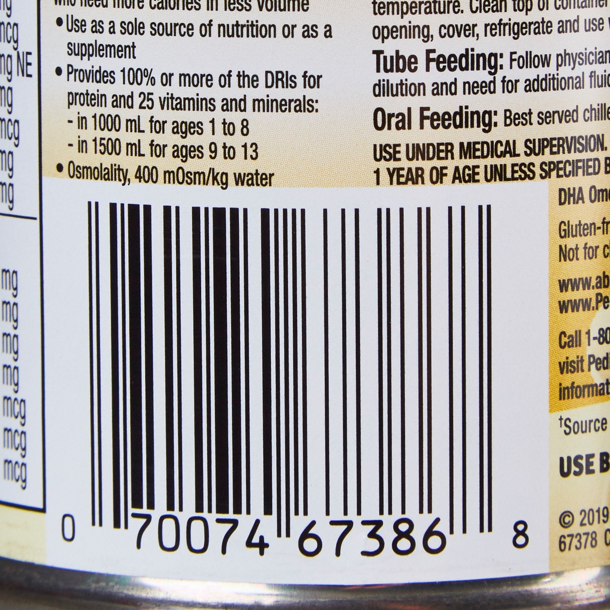 PediaSure® 1.5 Cal Therapeutic Nutrition, Vanilla, 8-ounce can 67378