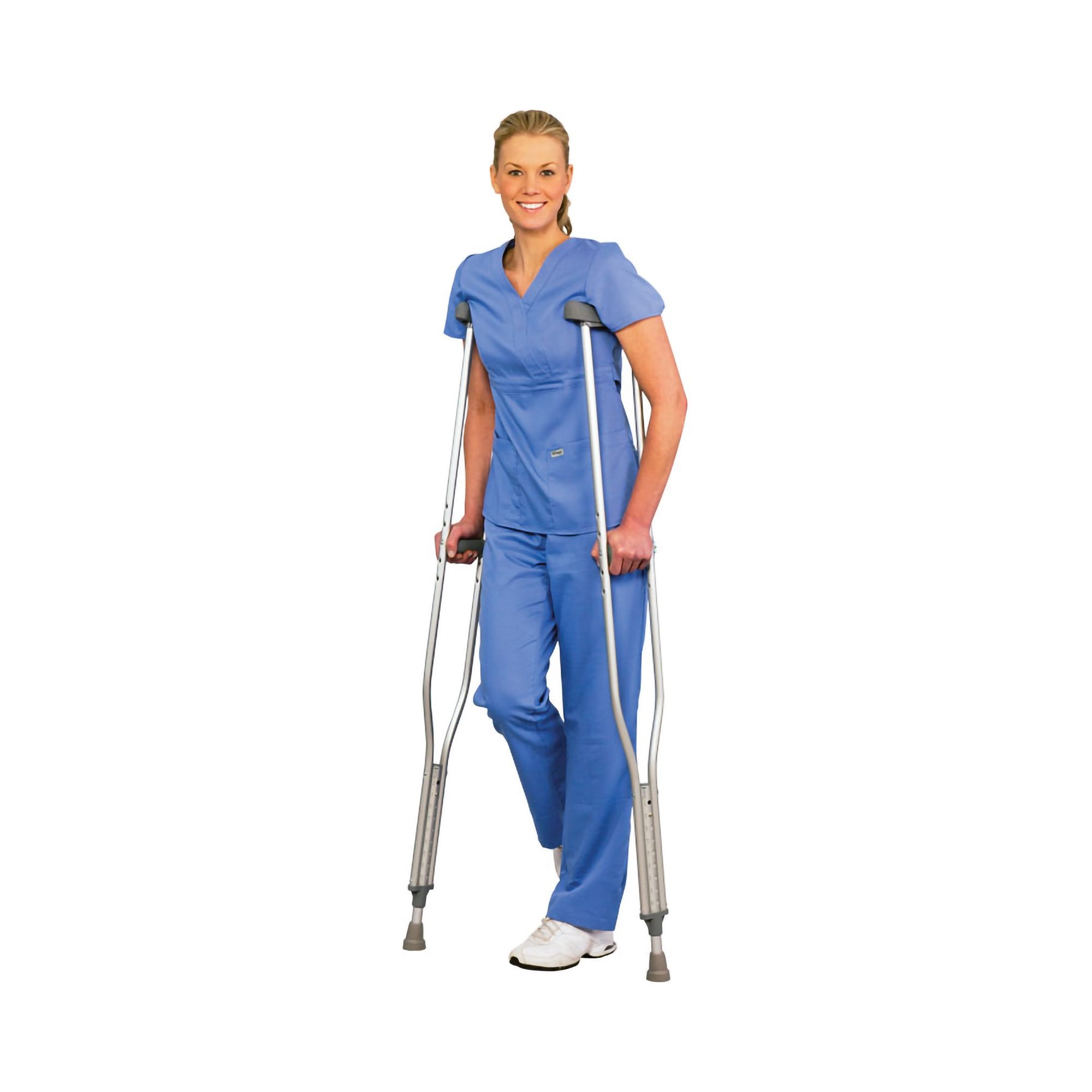 PremierPro™ Push Button Underarm Crutches, 5'10" – 6'6" 7704