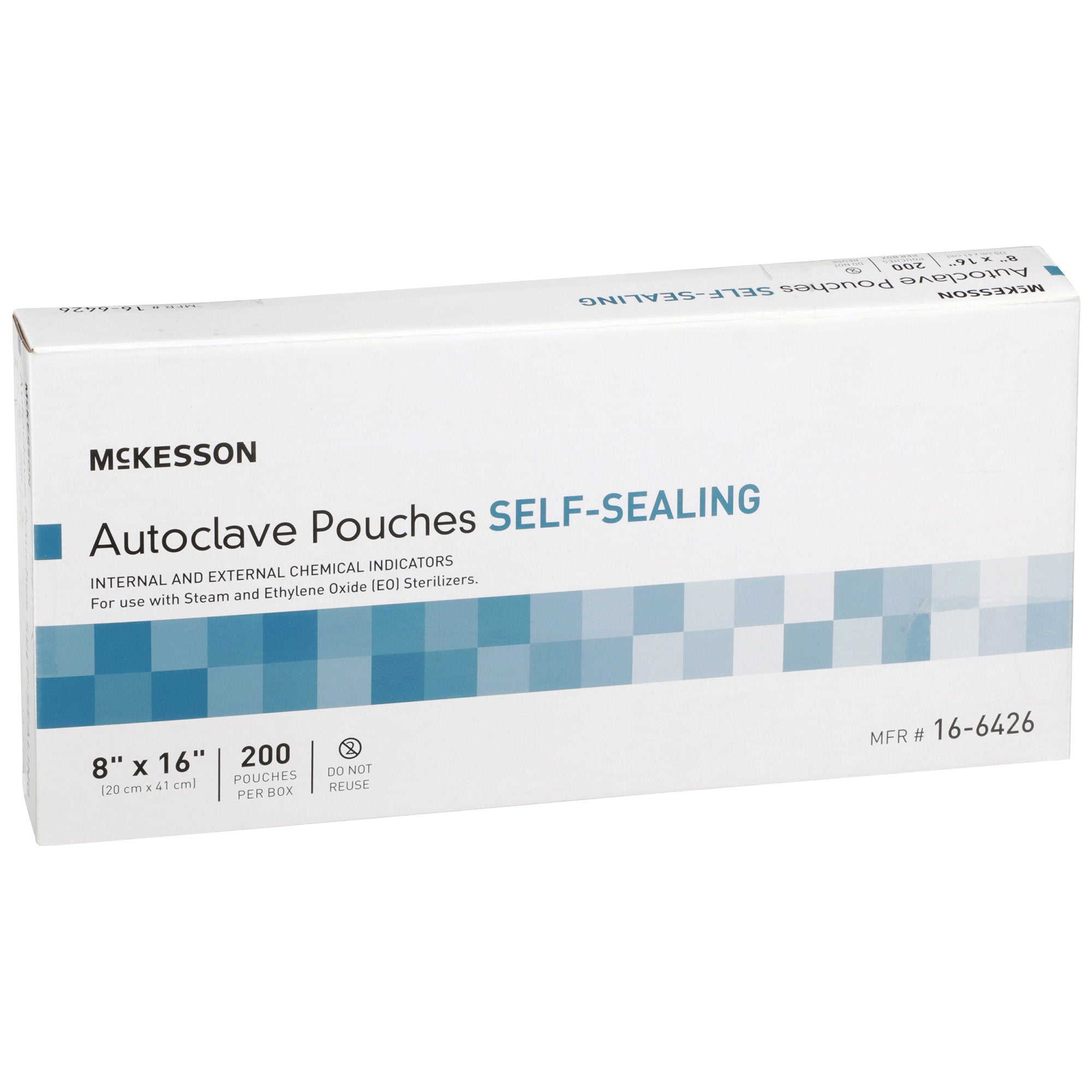 McKesson Sterilization Pouch, 8 x 16 Inch 16-6426