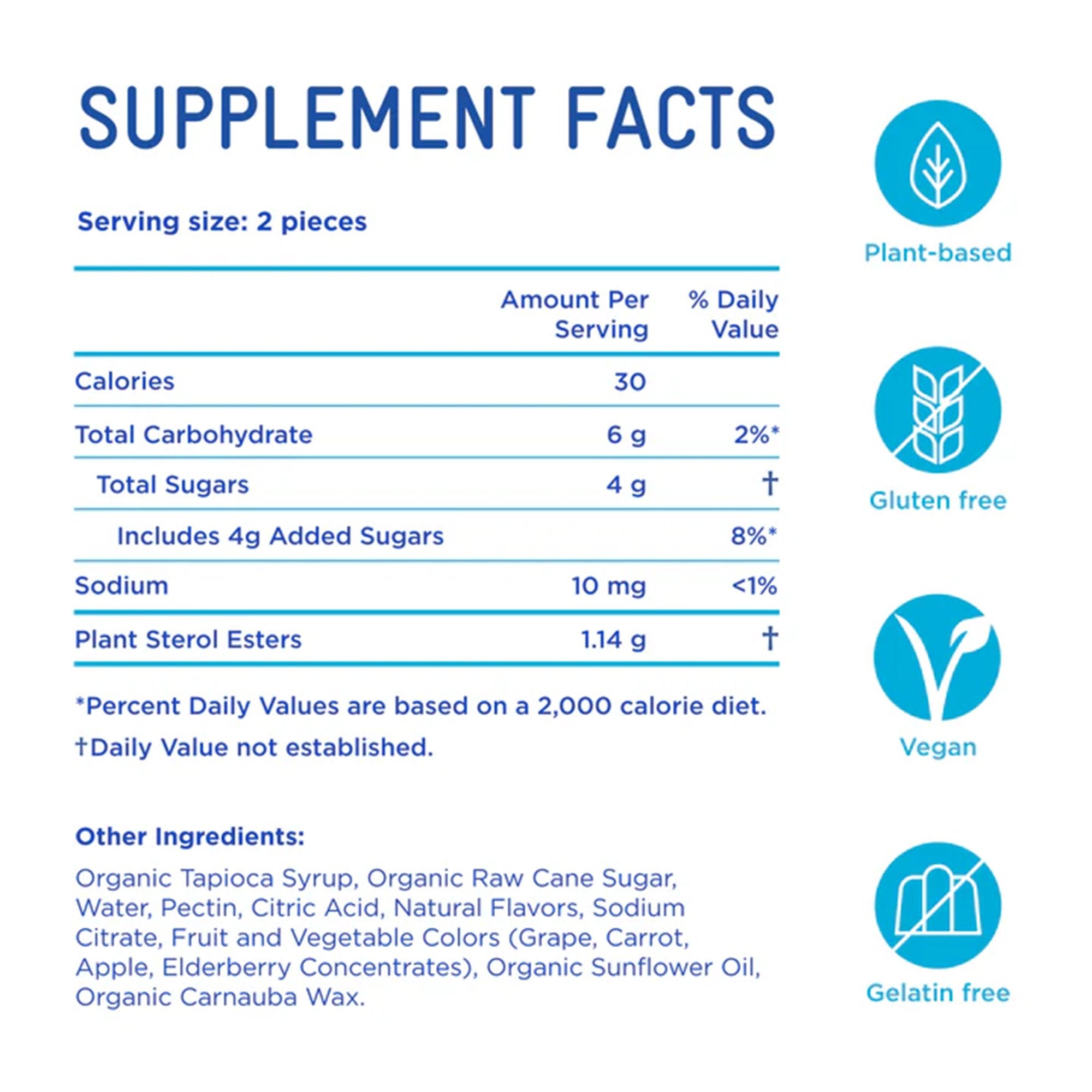 Piper Biosciences Clinical Strength LDL Healthy Cholesterol Gummies 855612006137