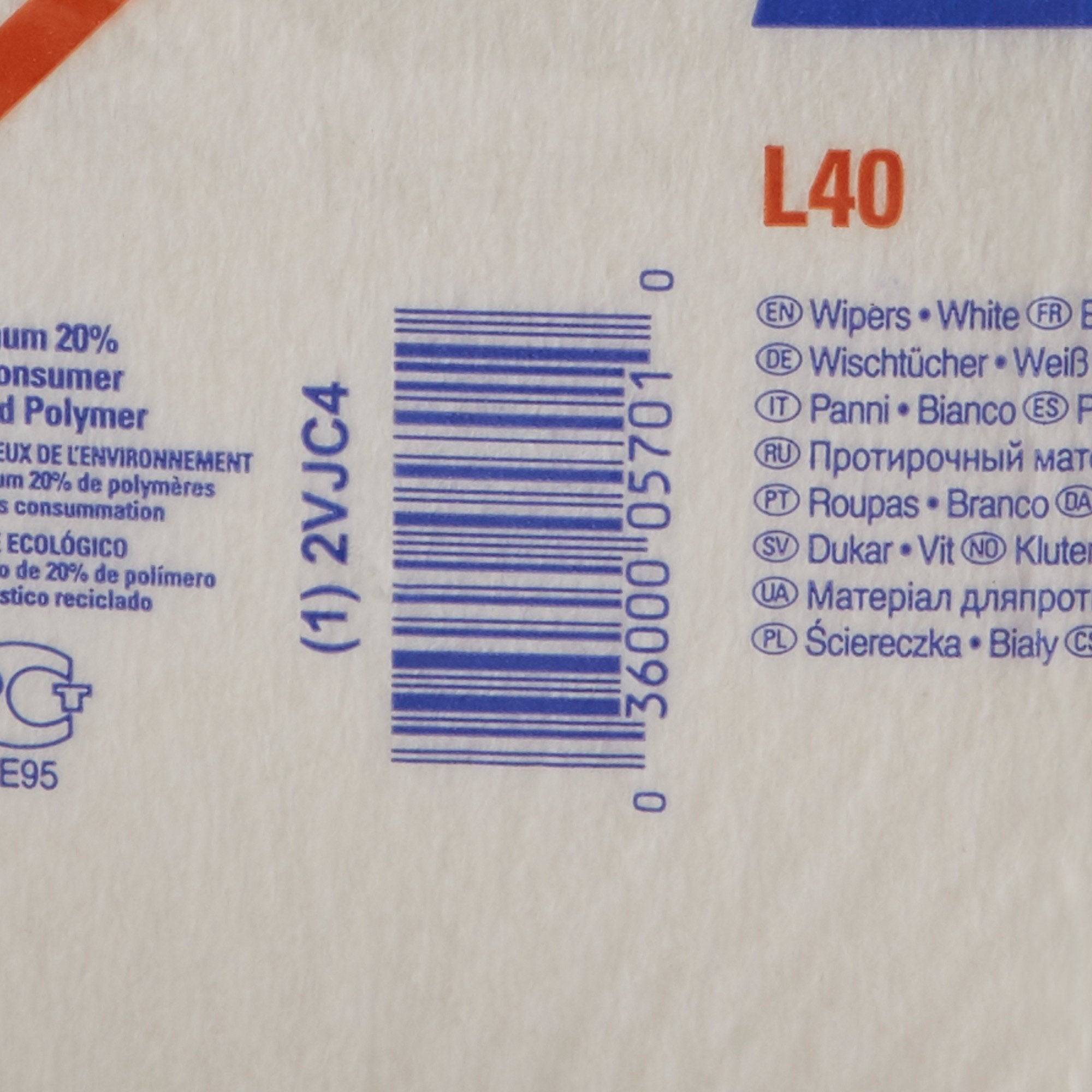 WypAll® L40 Towels 05701