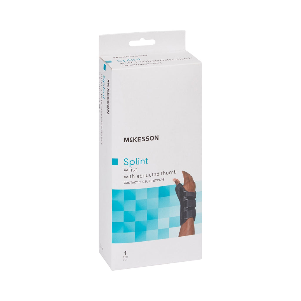 McKesson Left Wrist Splint with Abducted Thumb, Extra Small 155-81-87312