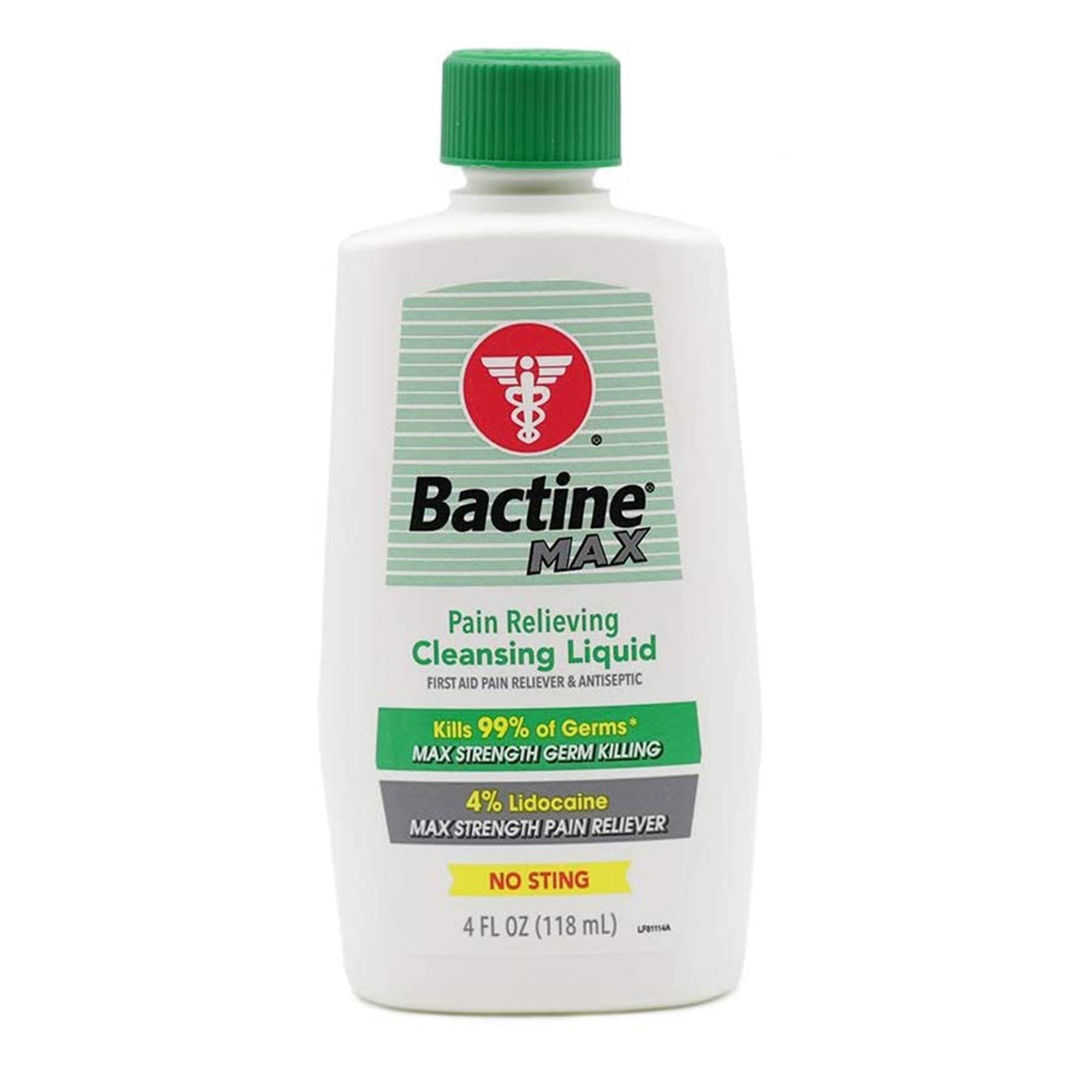 Bactine® MAX Pain Relieving Antiseptic, 4-ounce bottle 811-14