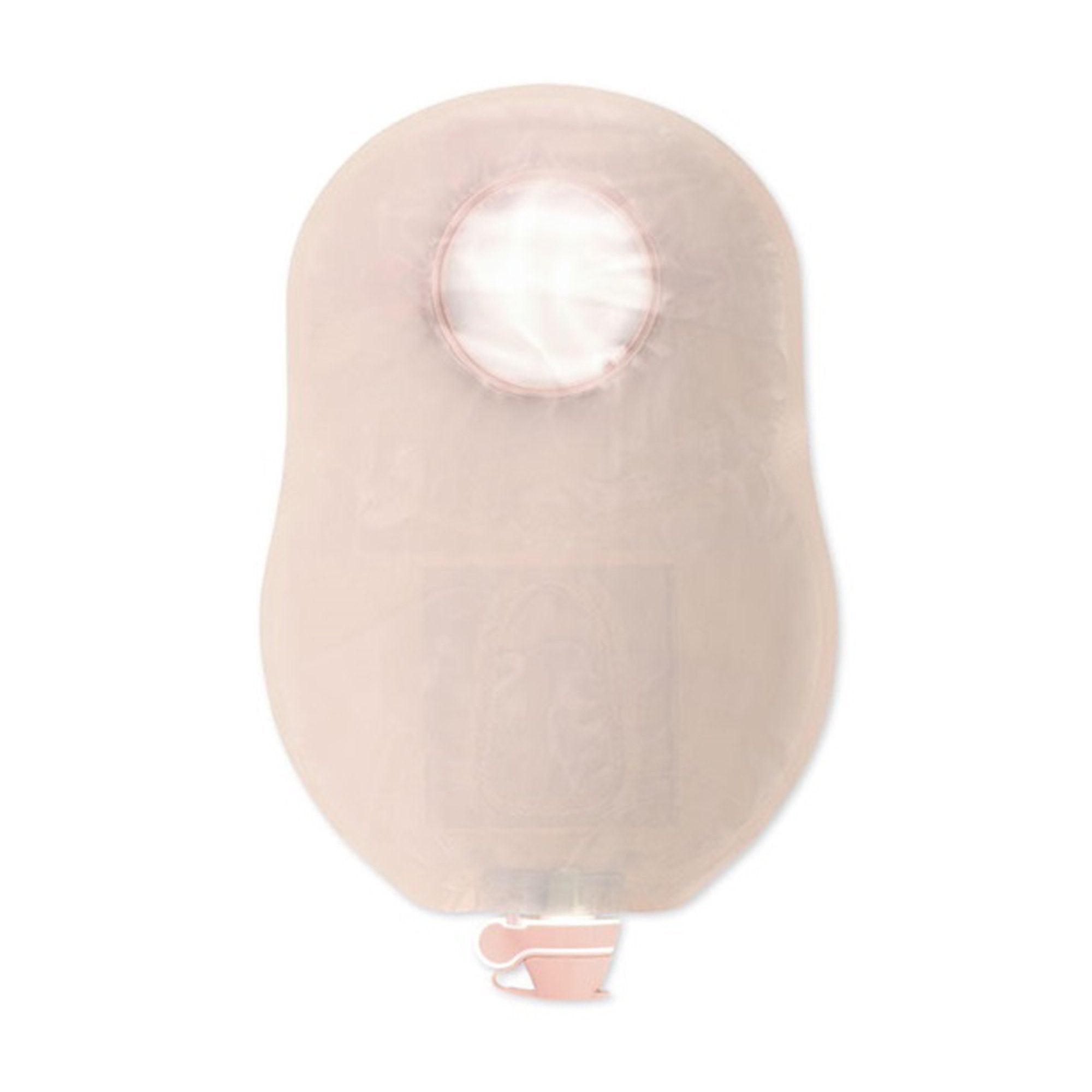 New Image™ 18123 2-Piece Beige Colostomy Pouch, Pre-cut to Fit 57mm Stomas, Red 18123