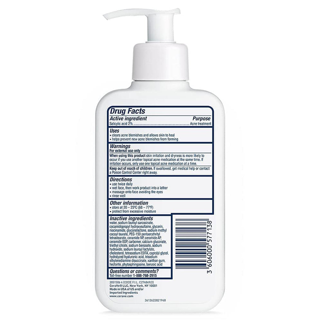 Acne Treatment CeraVe® Acne Control Cleanser 8 oz. Gel 60600057713