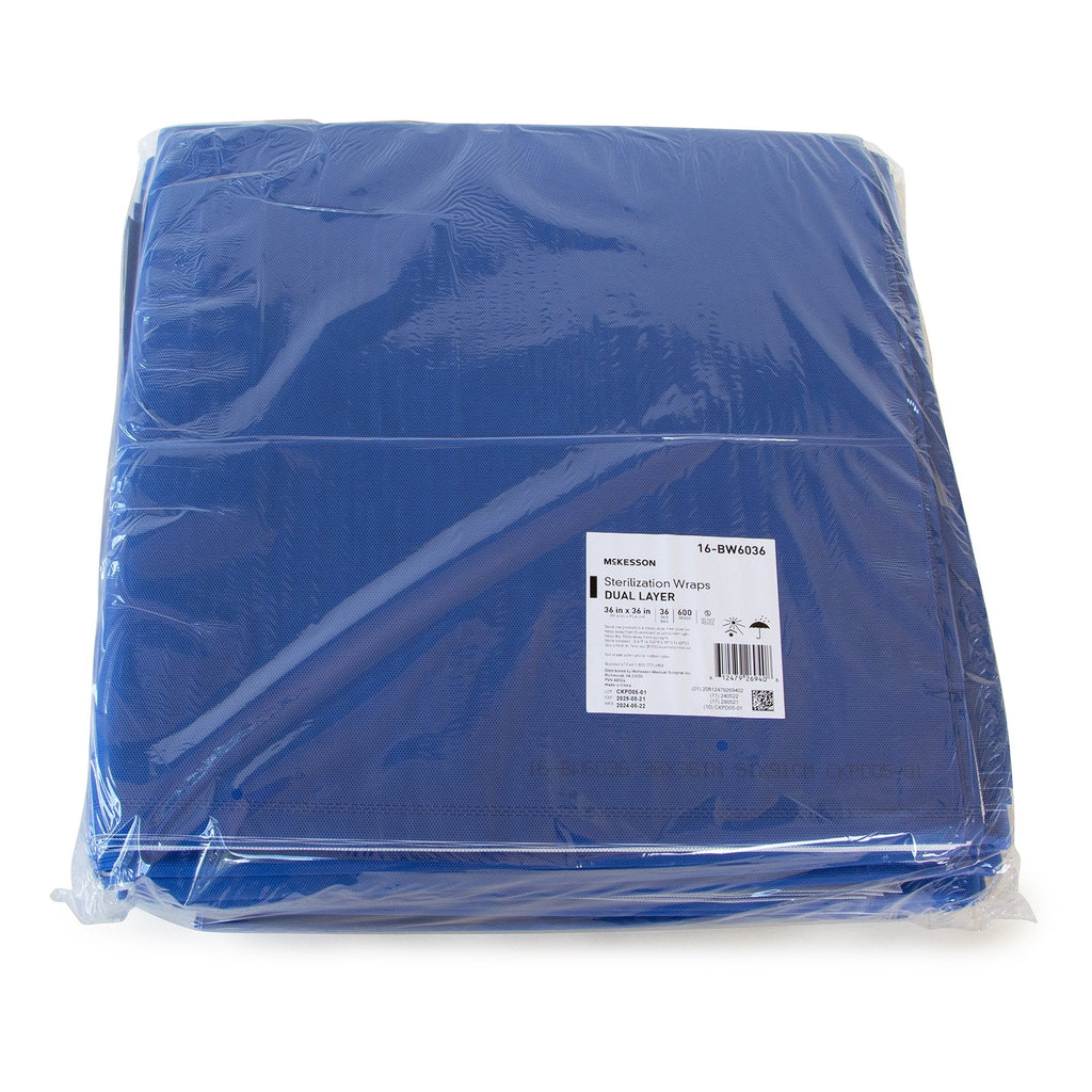 McKesson Sterilization Wrap, 36 x 36 Inch, Grade 600 16-BW6036