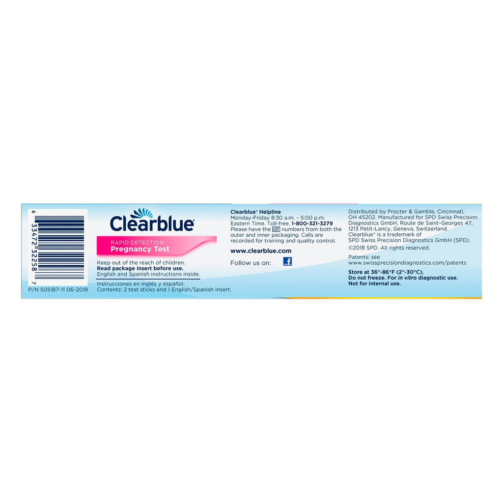 Clearblue® hCG Pregnancy Home Device Reproductive Health Test Kit 63347232258