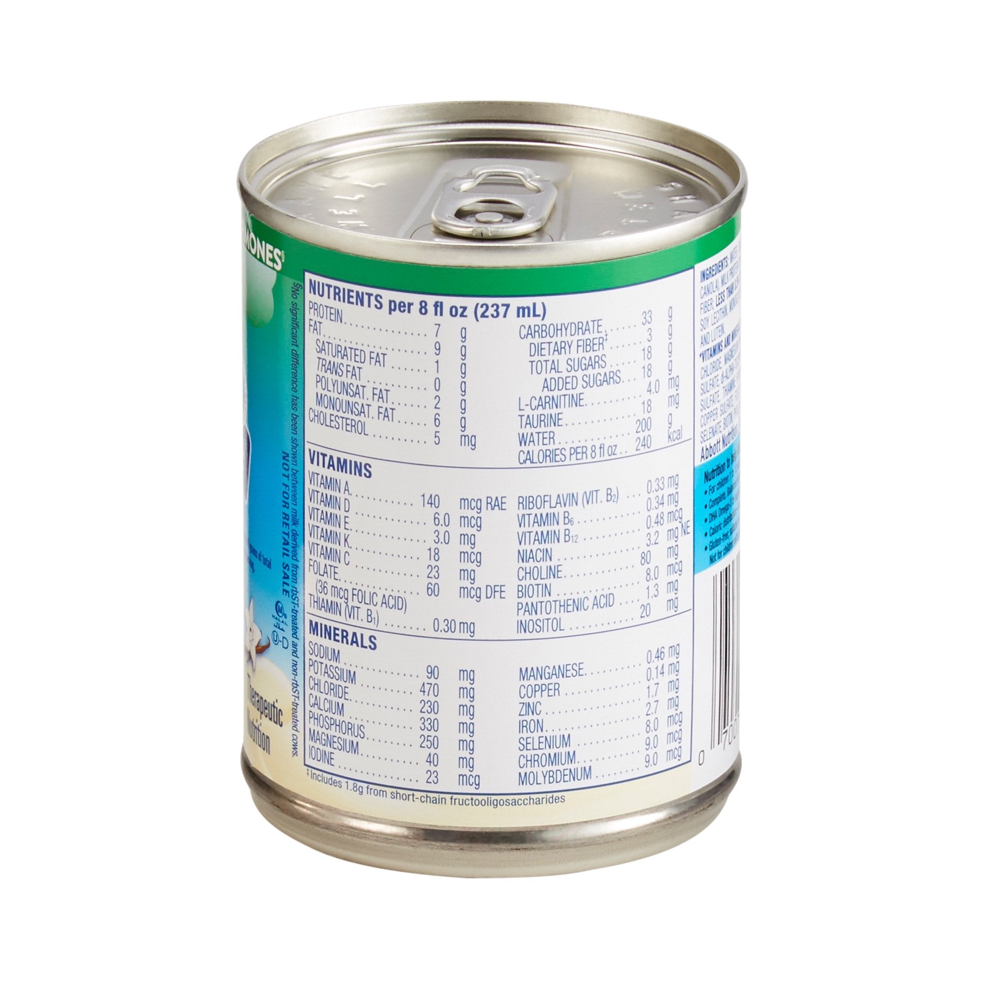 PediaSure® Grow & Gain with Fiber Therapeutic Nutrition, Vanilla, 8-ounce can 67529