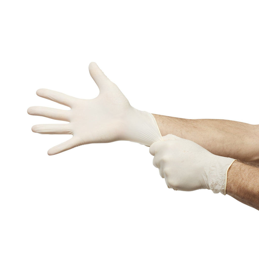 Trilon 2000® PF with MC3® Stretch Vinyl Exam Glove, Extra Large, Ivory 25-990
