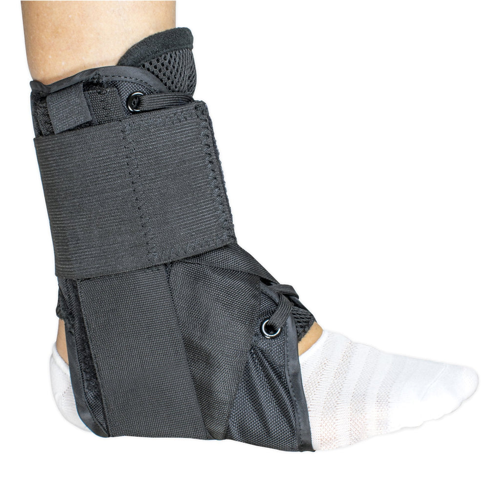 McKesson Low Profile Open Heel Open Toe Ankle Brace, Small 155-81-97043