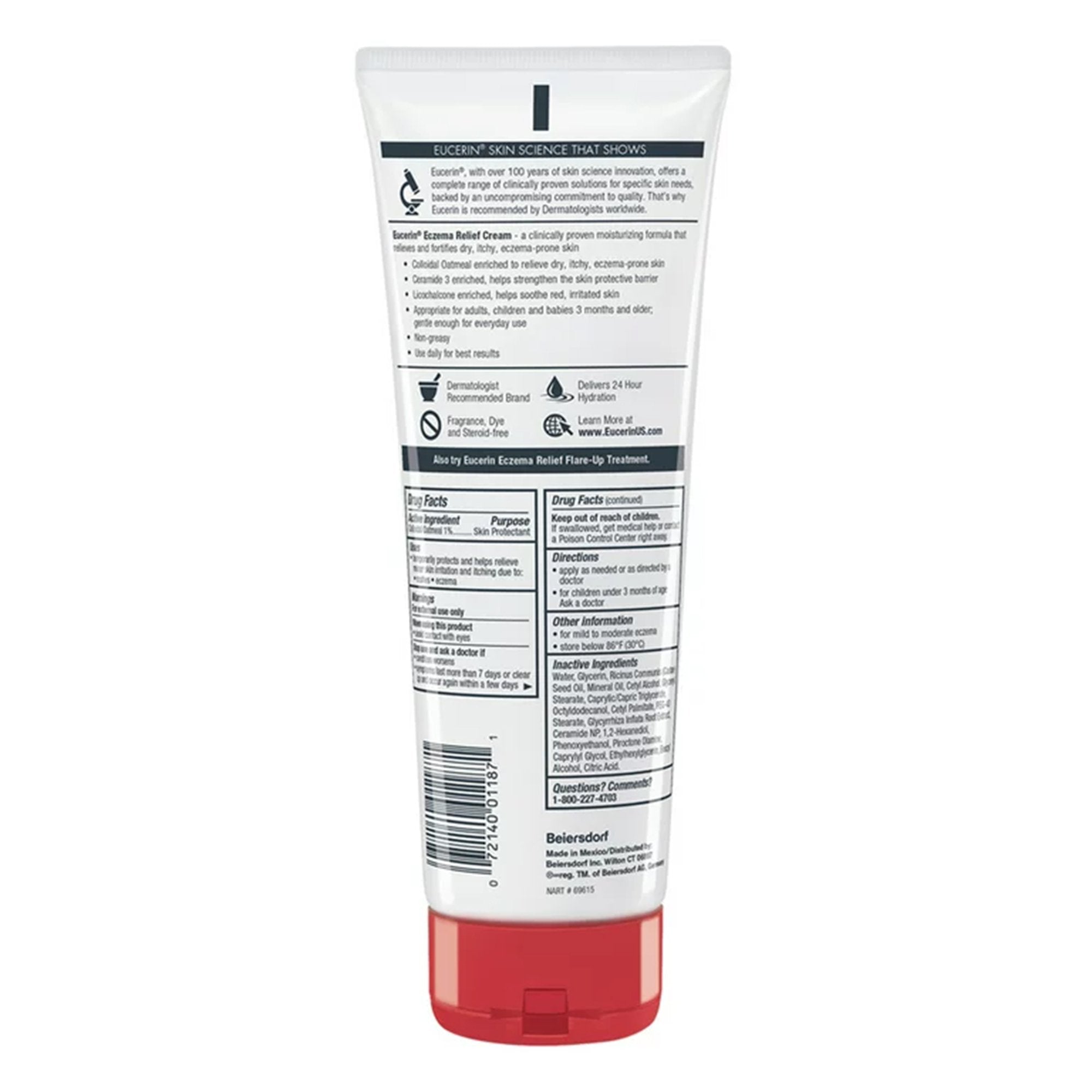Eucerin® Eczema Relief Cream, 8 oz. 05805101392