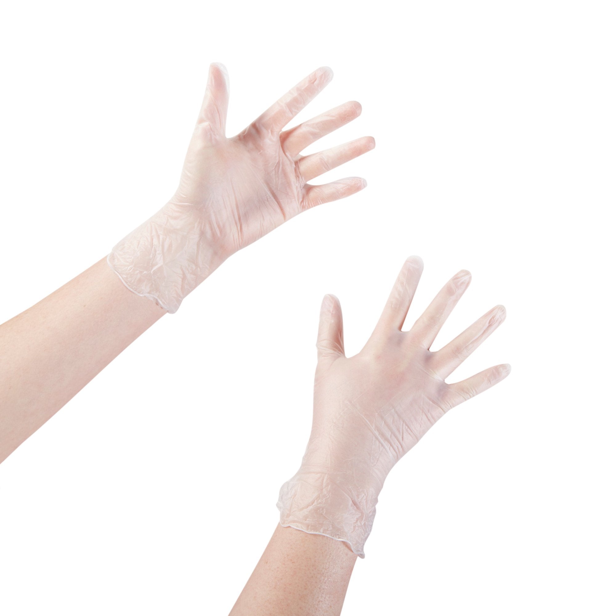 McKesson Vinyl Exam Glove, Small, Clear 14-134